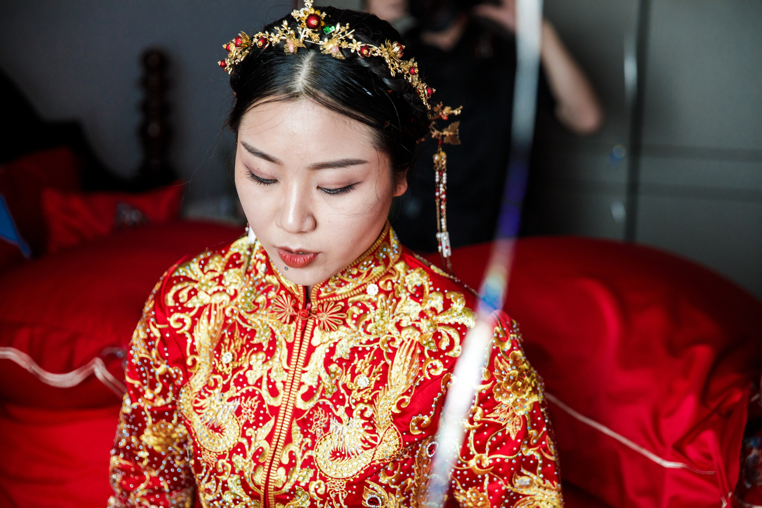 Китайская свадьба по традиционным китайским + европейским обычаям. Фотограф в Шанхае — Лола Пидлуская