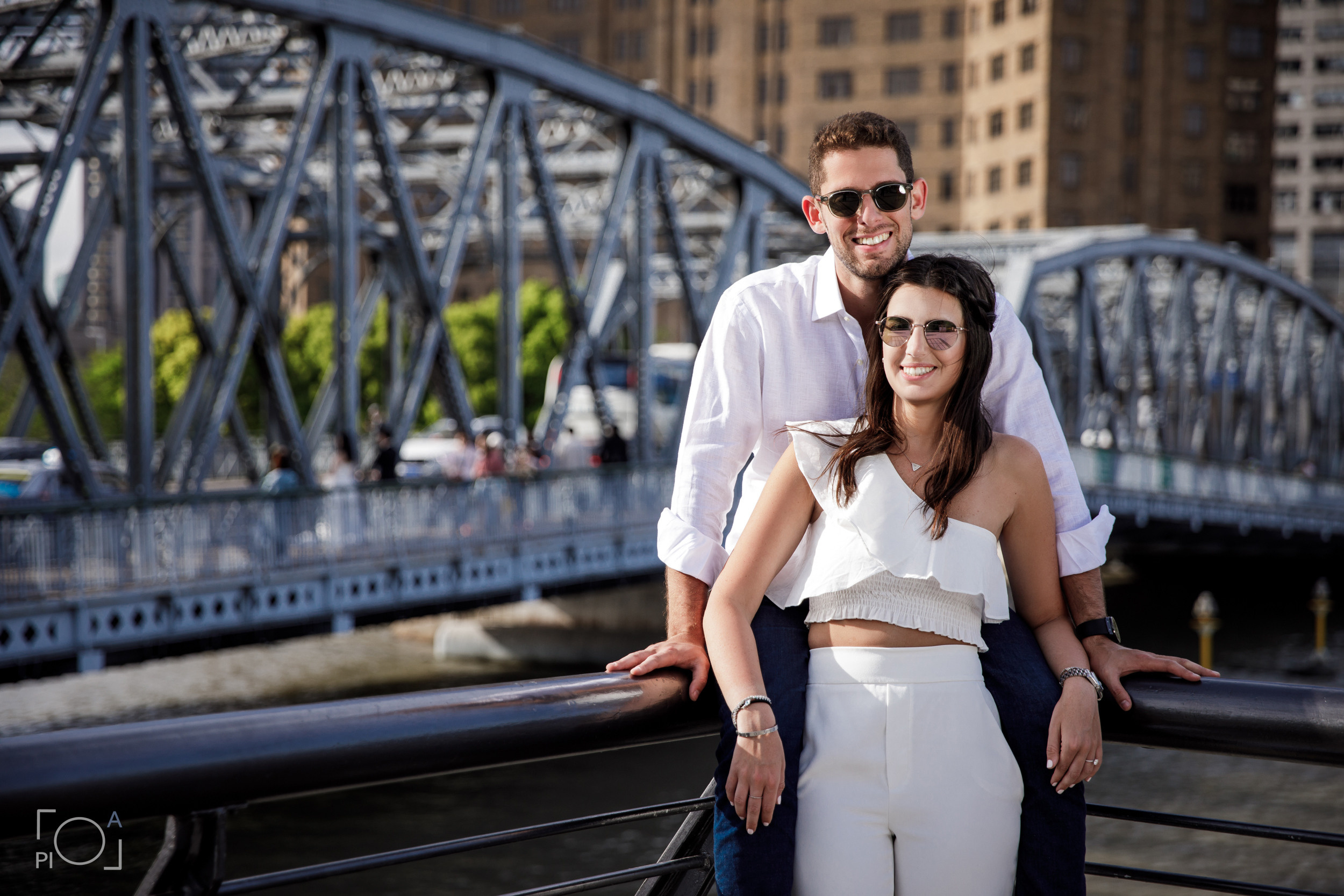 Романтическая прогулка: Фотосессия Бен и Лиор в двух знаковых местах Ш. Фотограф в Шанхае — Лола Пидлуская