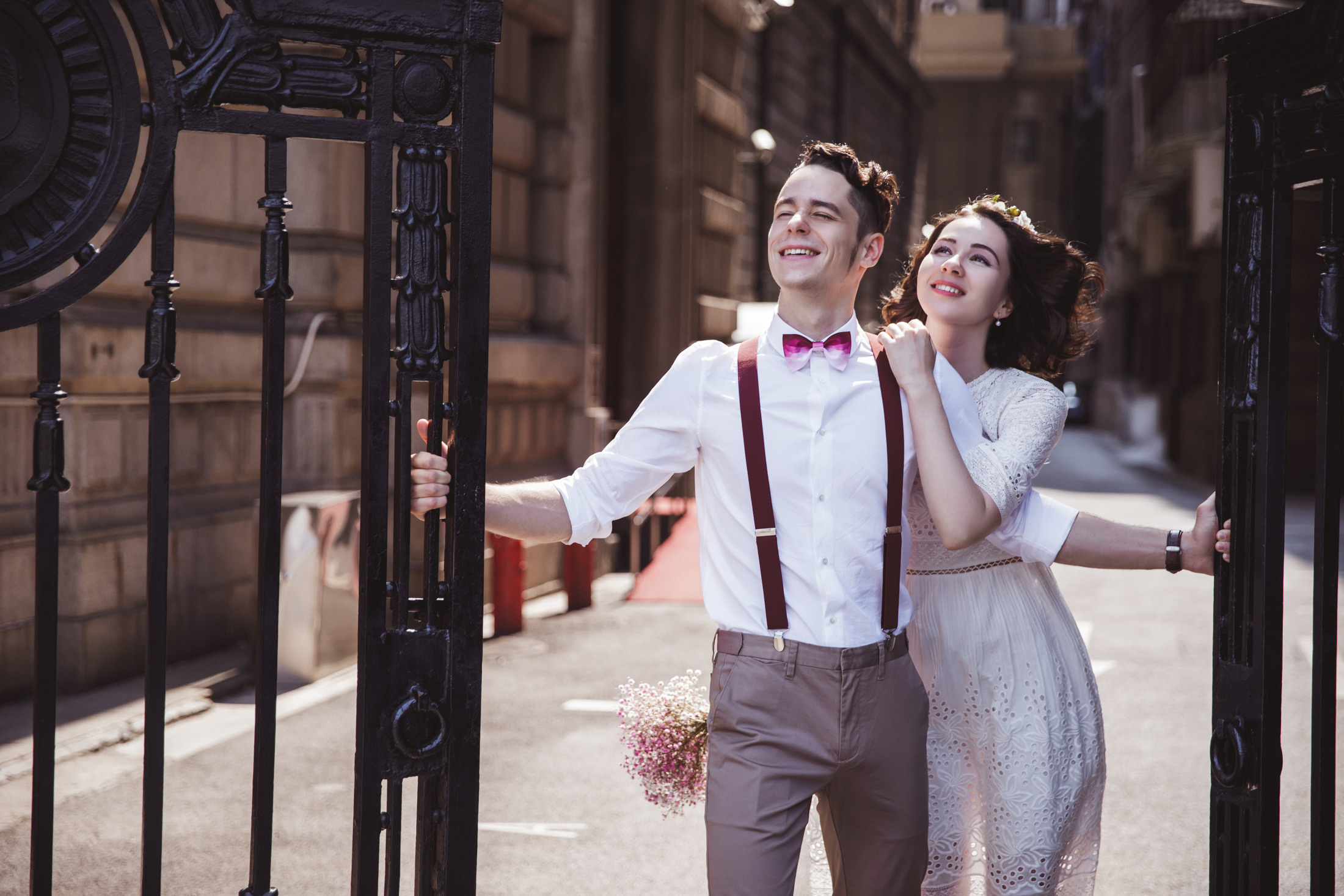 Свадебная фотопрогулка в Шанхае. Фотограф в Шанхае — Лола Пидлуская