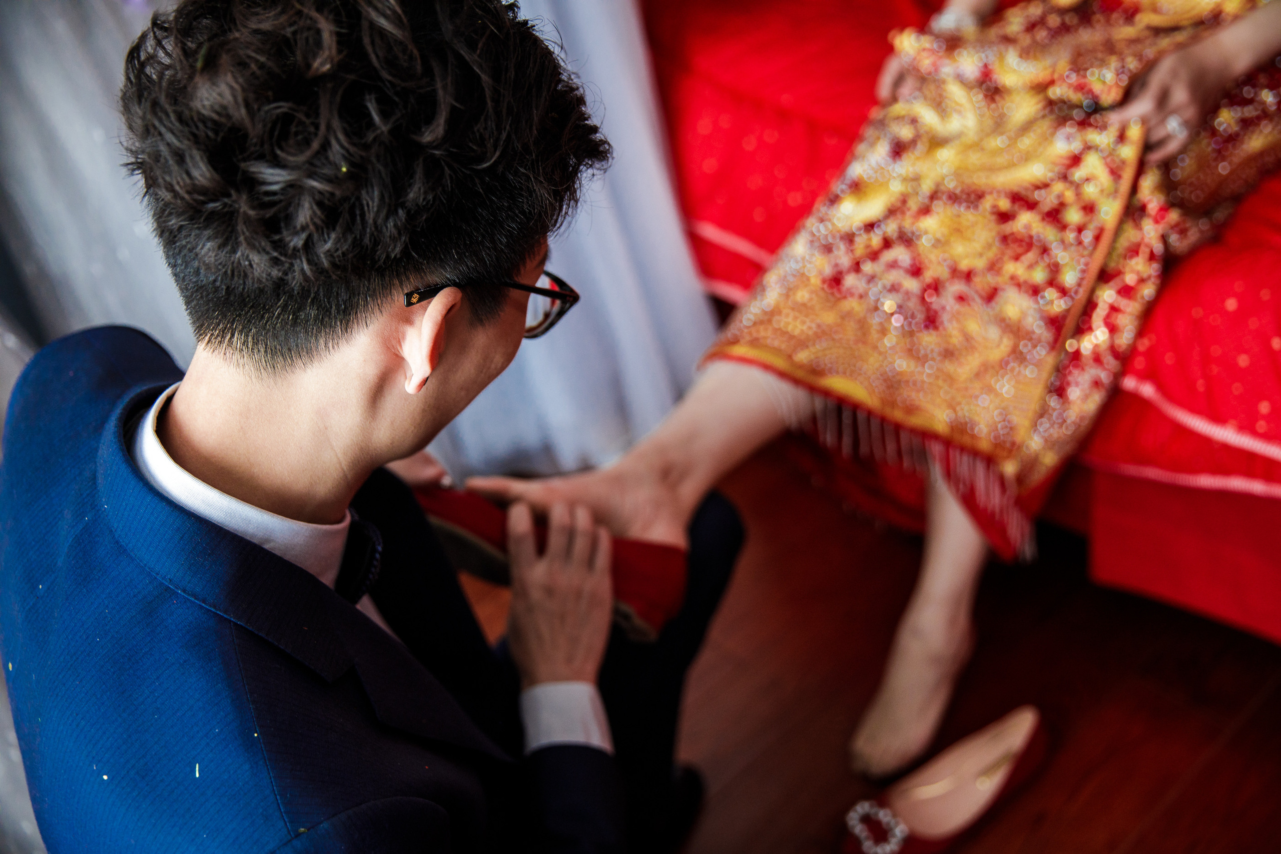 Китайская свадьба по традиционным китайским + европейским обычаям. Фотограф в Шанхае — Лола Пидлуская