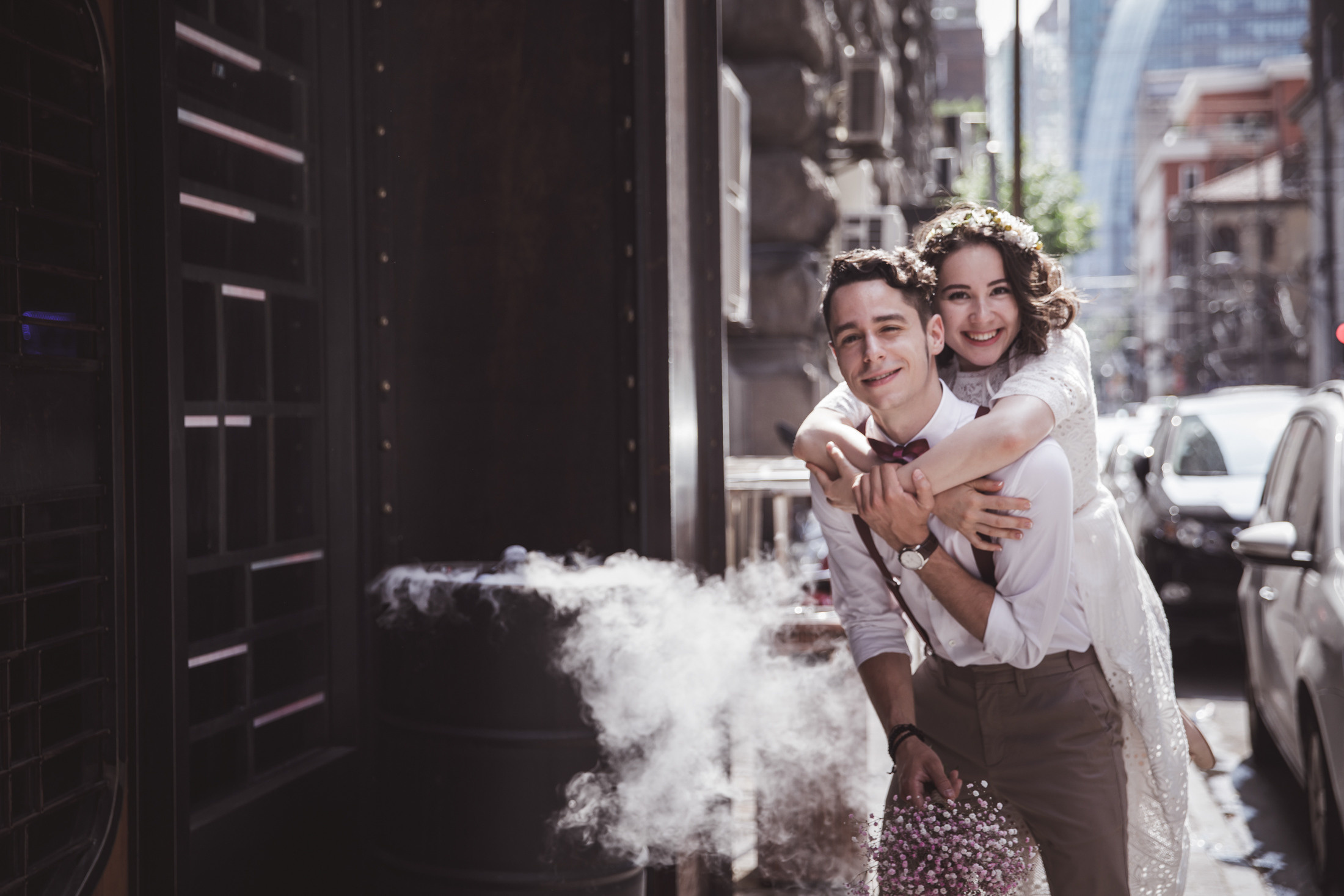 Свадебная фотопрогулка в Шанхае. Фотограф в Шанхае — Лола Пидлуская