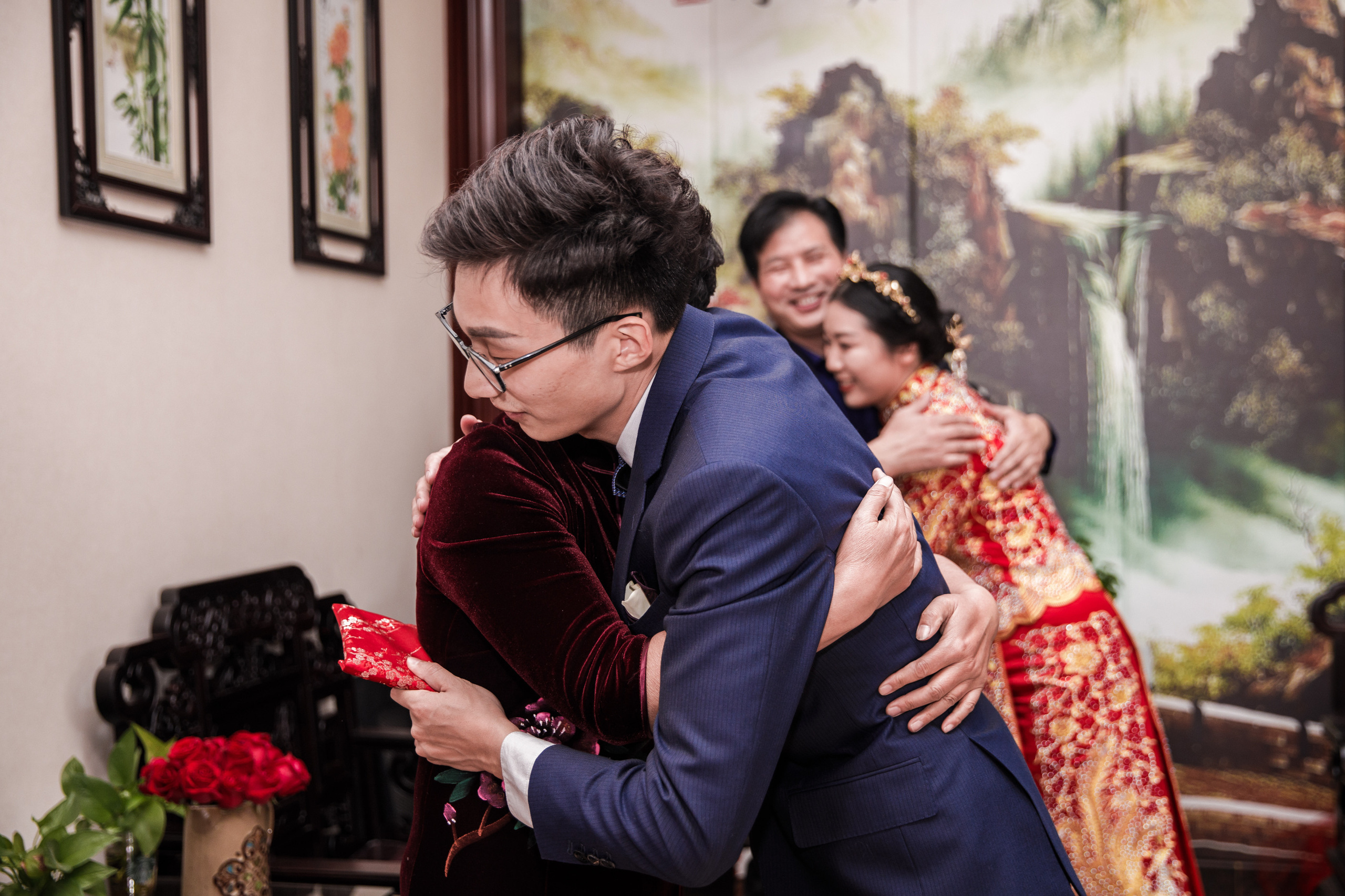 Китайская свадьба по традиционным китайским + европейским обычаям. Фотограф в Шанхае — Лола Пидлуская