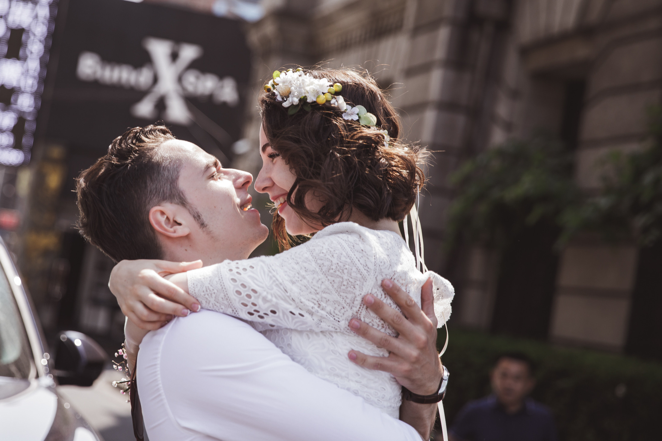 Свадебная фотопрогулка в Шанхае. Фотограф в Шанхае — Лола Пидлуская