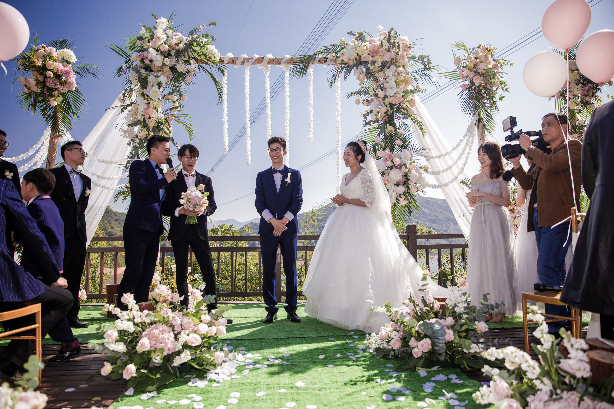 Китайская свадьба по традиционным китайским + европейским обычаям. Фотограф в Шанхае — Лола Пидлуская