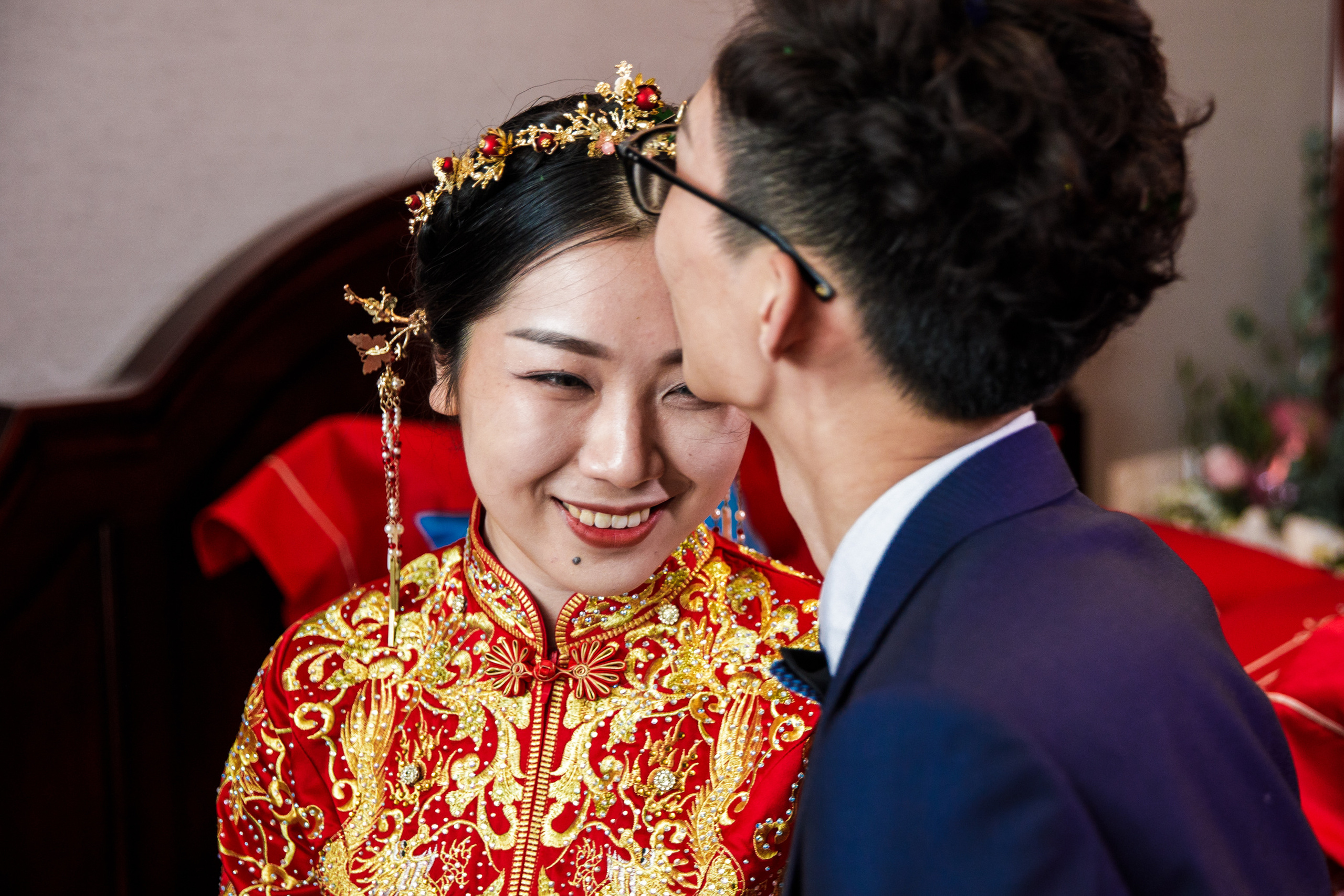 Китайская свадьба по традиционным китайским + европейским обычаям. Фотограф в Шанхае — Лола Пидлуская