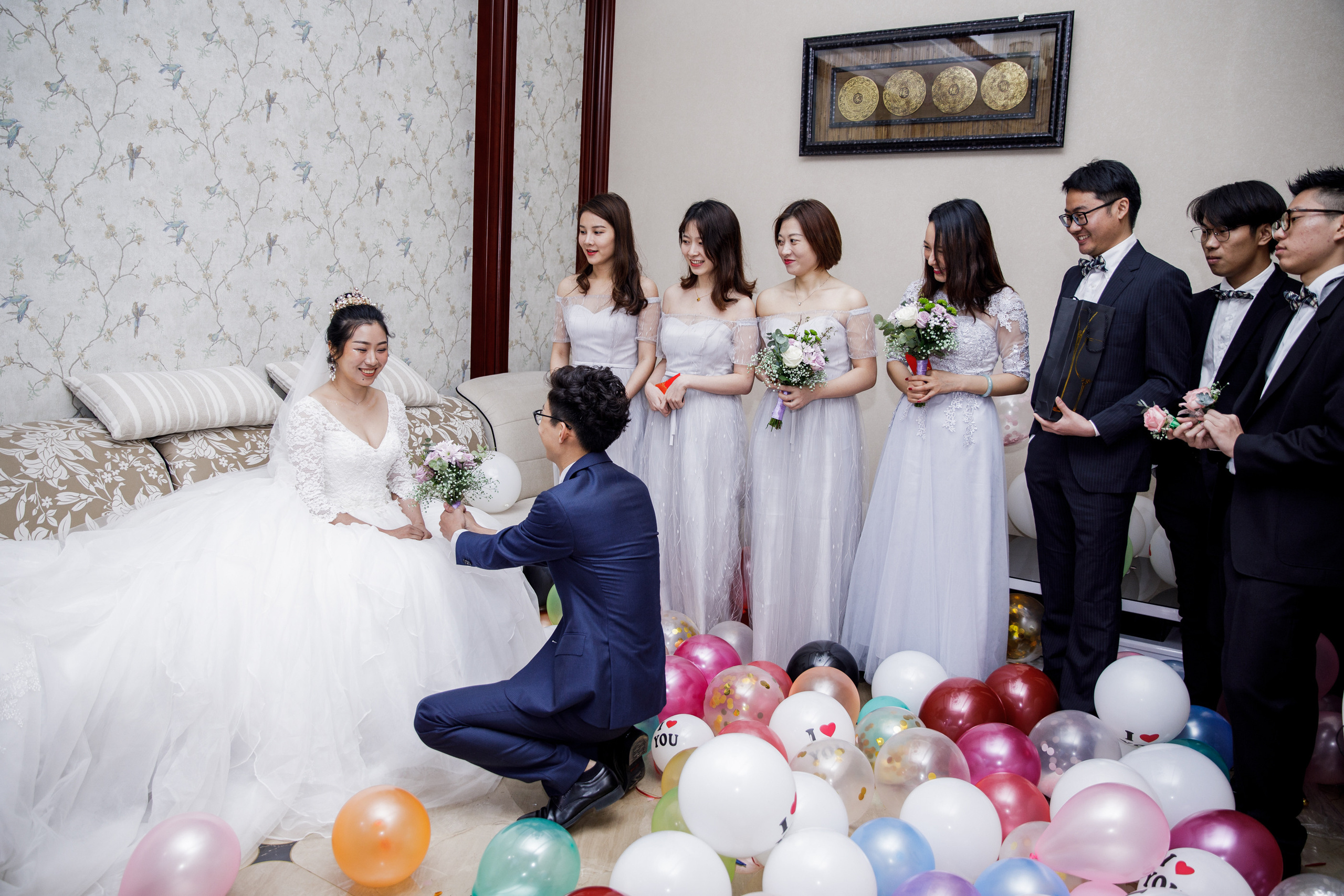 Китайская свадьба по традиционным китайским + европейским обычаям. Фотограф в Шанхае — Лола Пидлуская