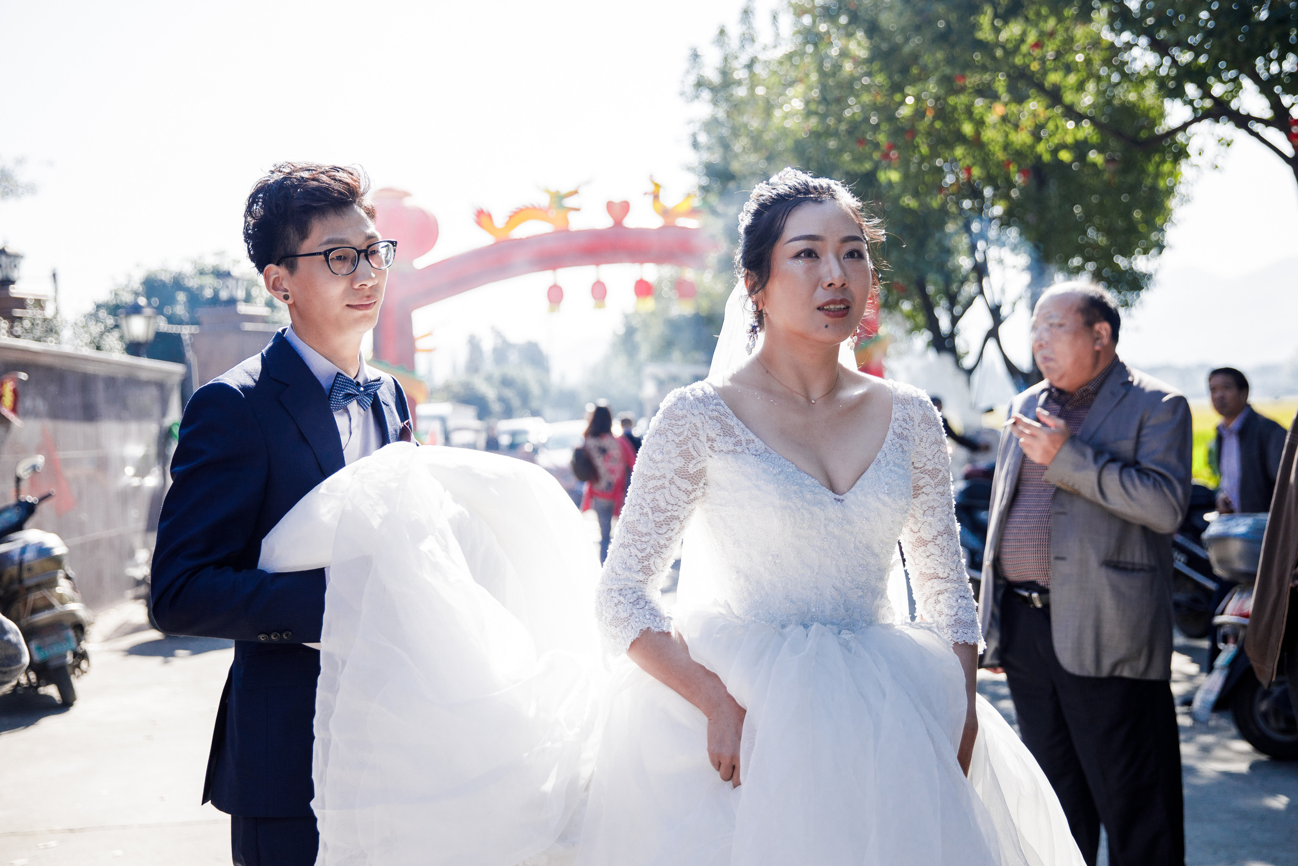 Китайская свадьба по традиционным китайским + европейским обычаям. Фотограф в Шанхае — Лола Пидлуская