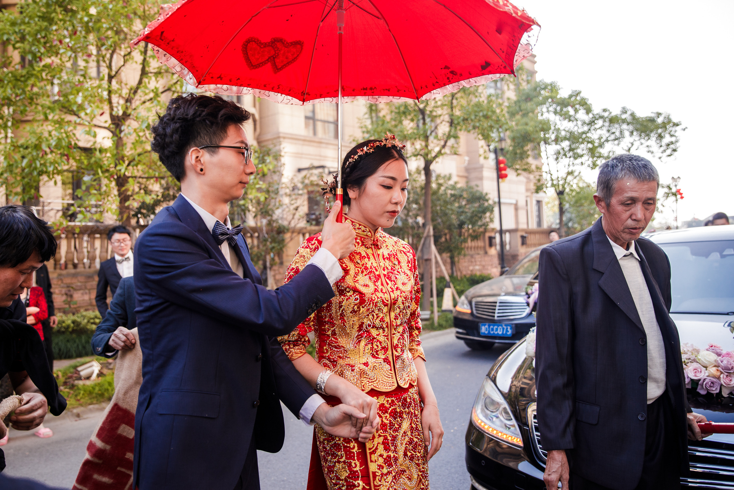 Китайская свадьба по традиционным китайским + европейским обычаям. Фотограф в Шанхае — Лола Пидлуская