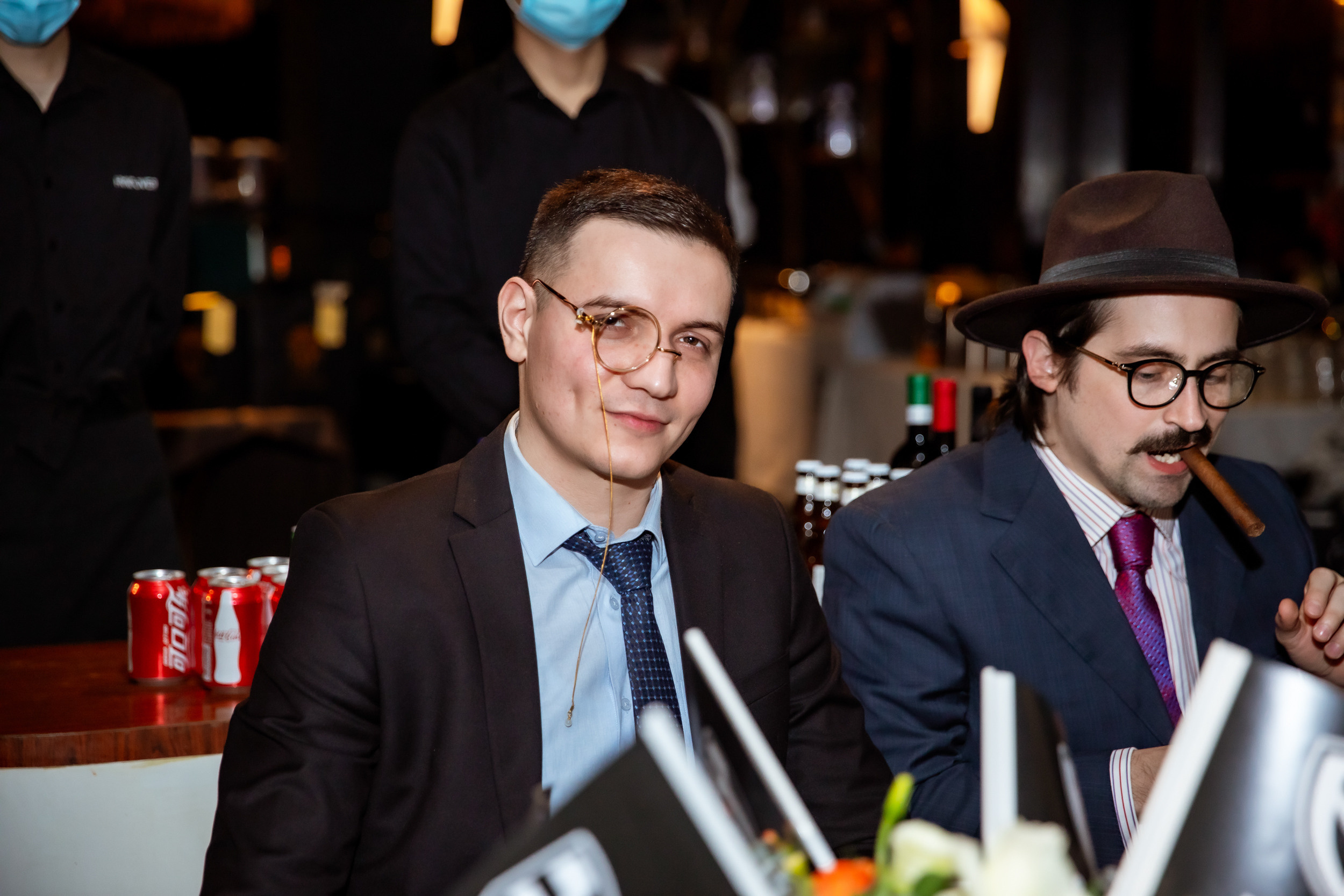 Corporate party in the style of a gangster party. Photographer in Shanghai — Lola Pidluskaya