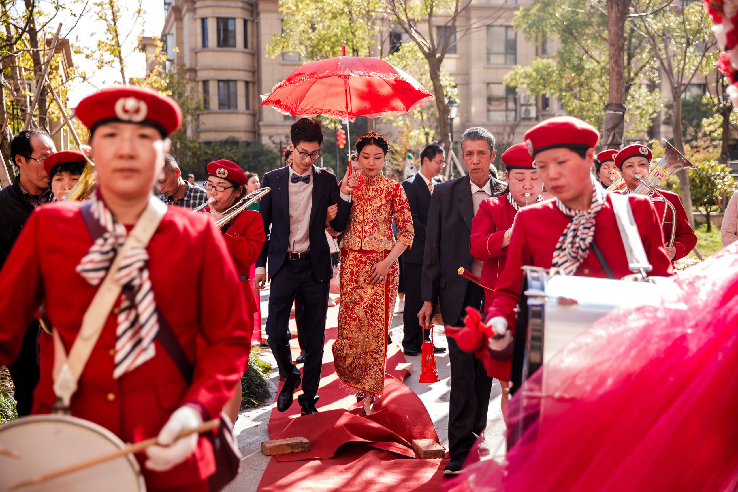 Китайская свадьба по традиционным китайским + европейским обычаям. Фотограф в Шанхае — Лола Пидлуская