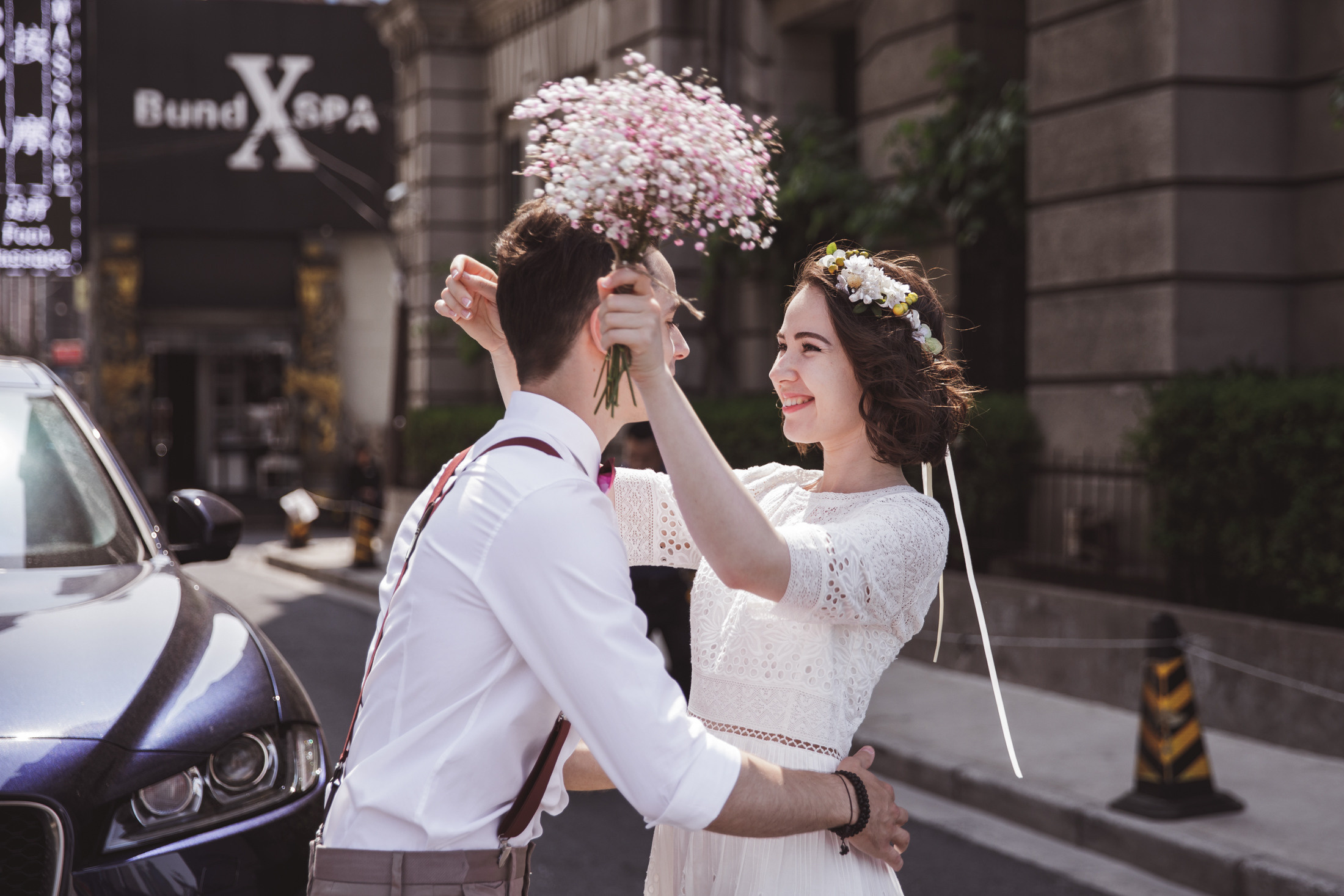 Свадебная фотопрогулка в Шанхае. Фотограф в Шанхае — Лола Пидлуская