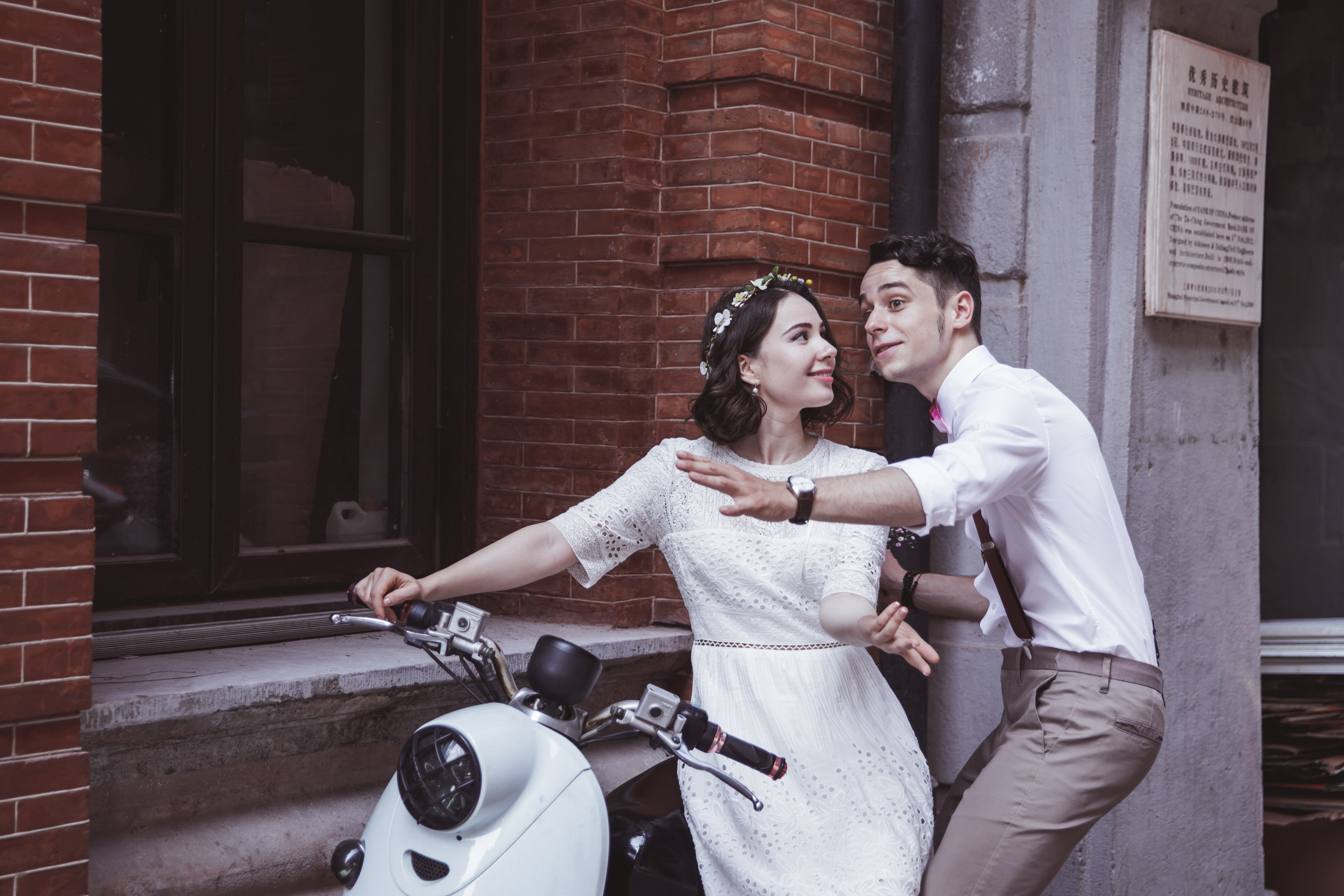 Свадебная фотопрогулка в Шанхае. Фотограф в Шанхае — Лола Пидлуская