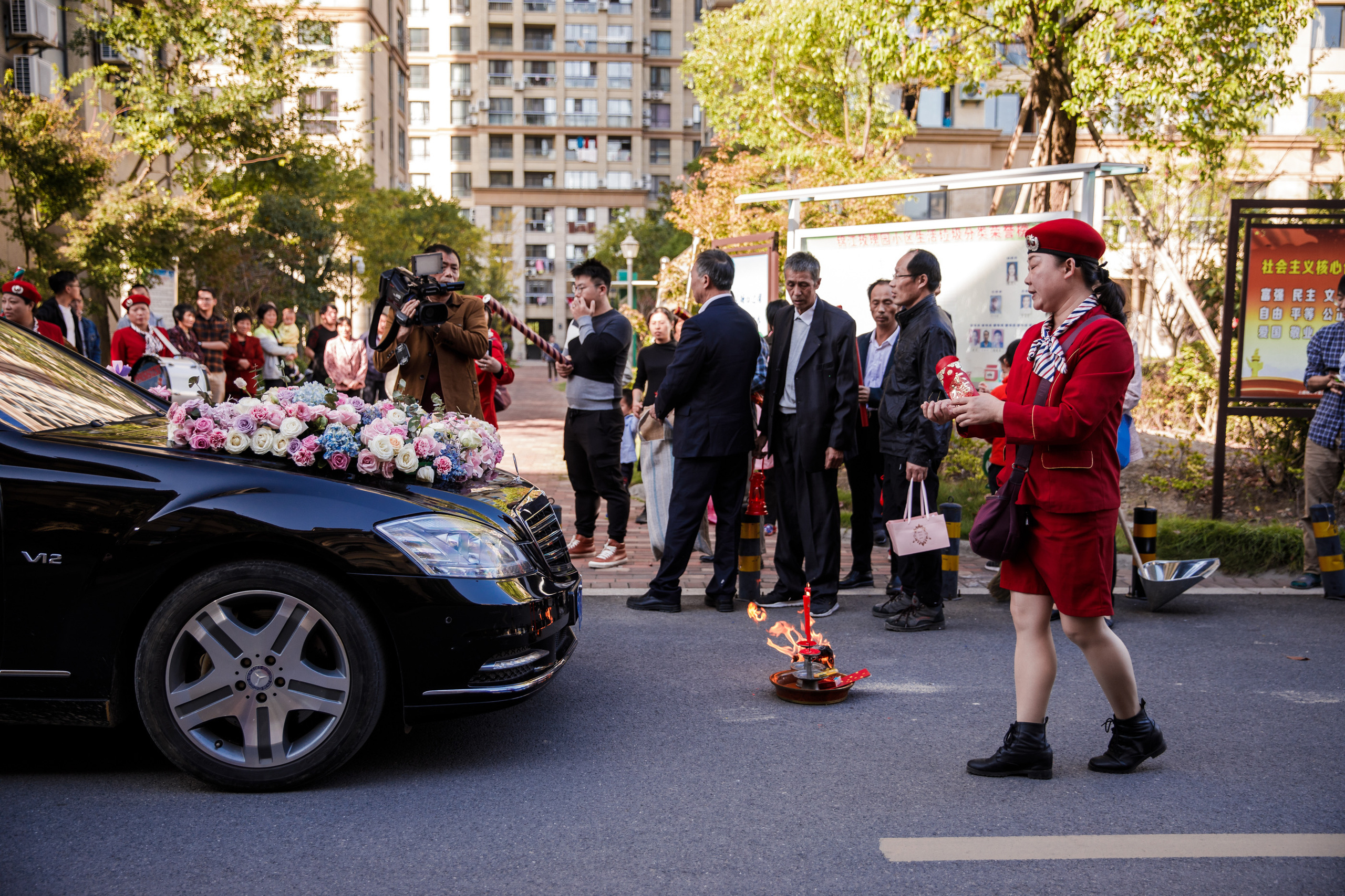 Китайская свадьба по традиционным китайским + европейским обычаям. Фотограф в Шанхае — Лола Пидлуская