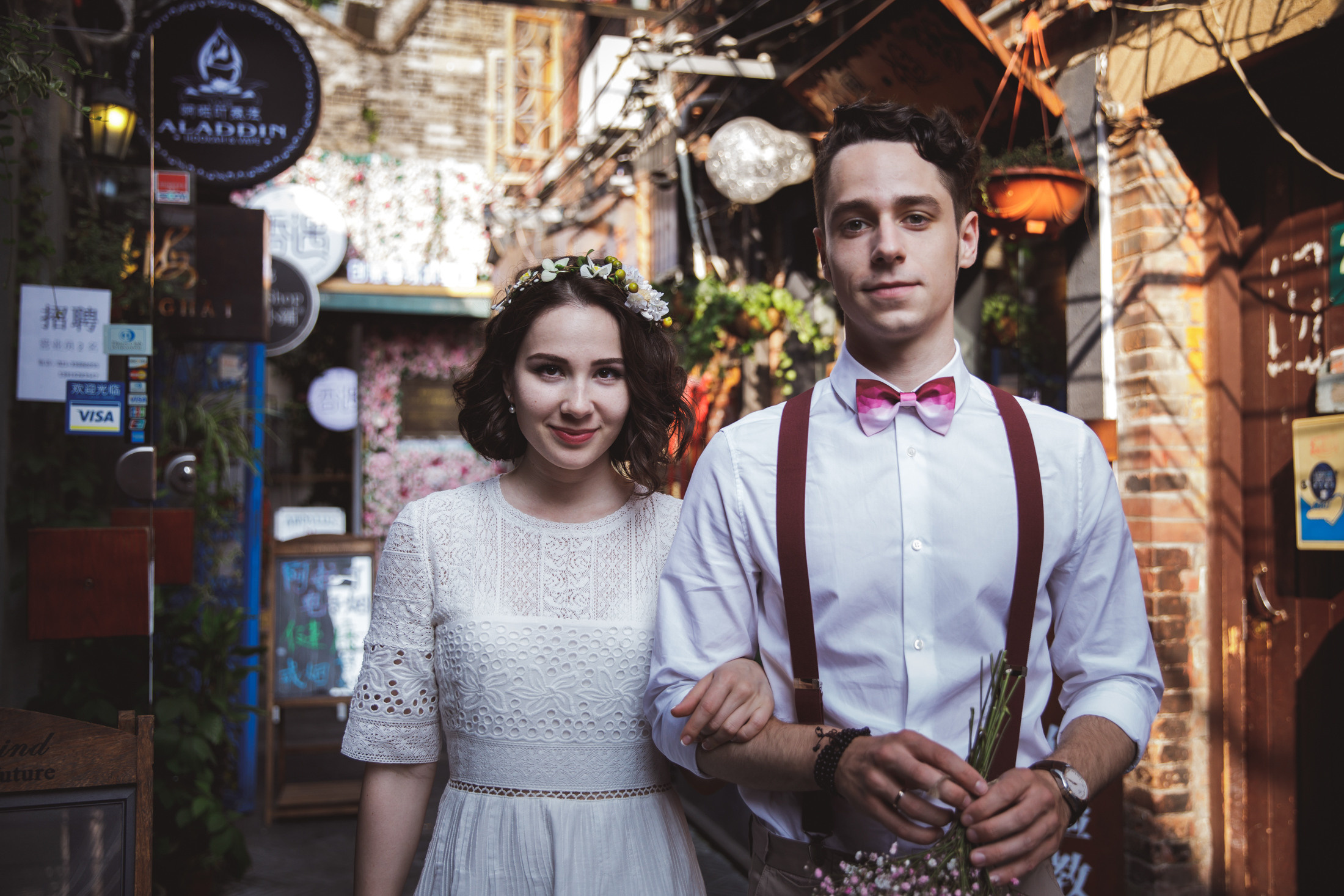 Свадебная фотопрогулка в Шанхае. Фотограф в Шанхае — Лола Пидлуская