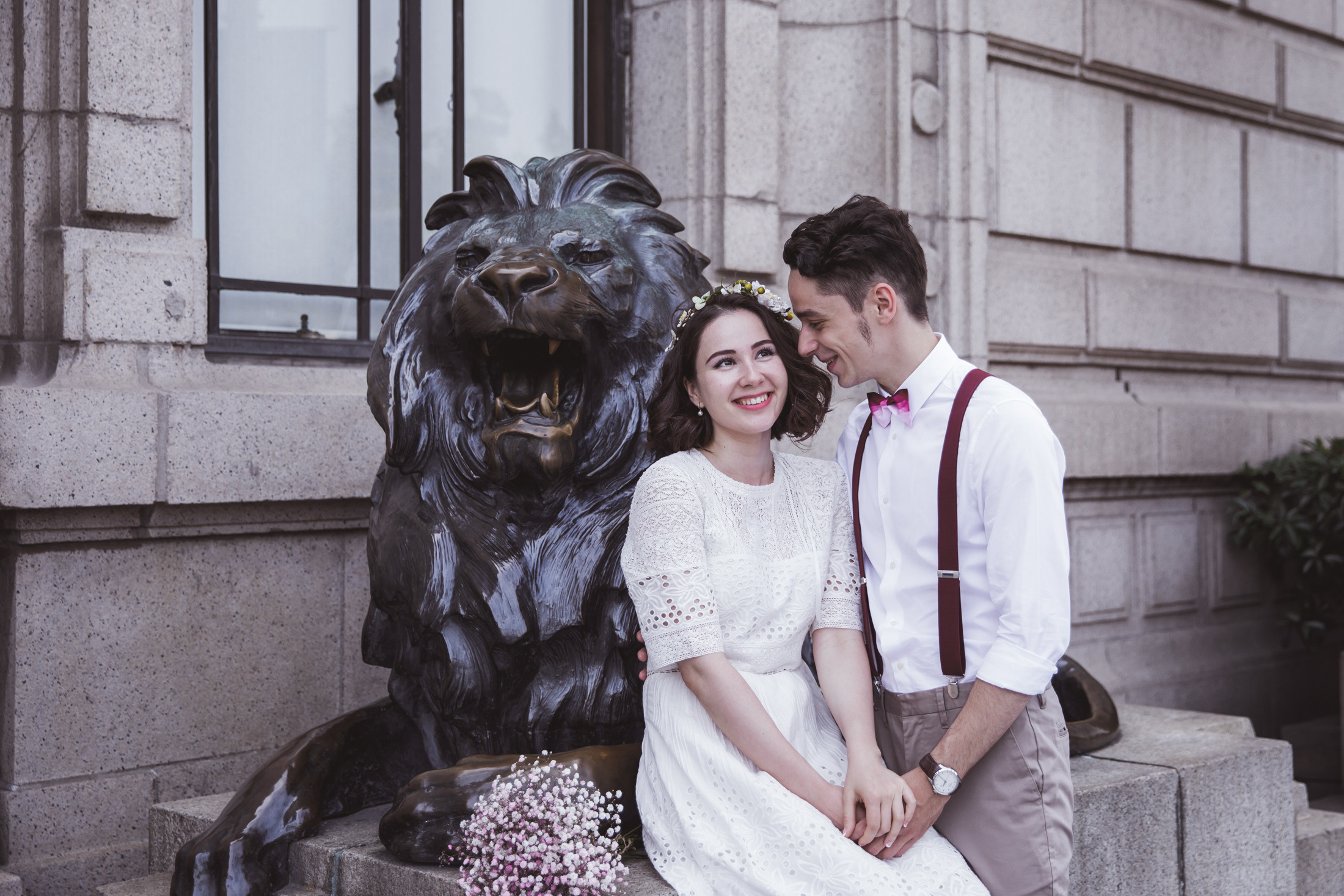 Свадебная фотопрогулка в Шанхае. Фотограф в Шанхае — Лола Пидлуская