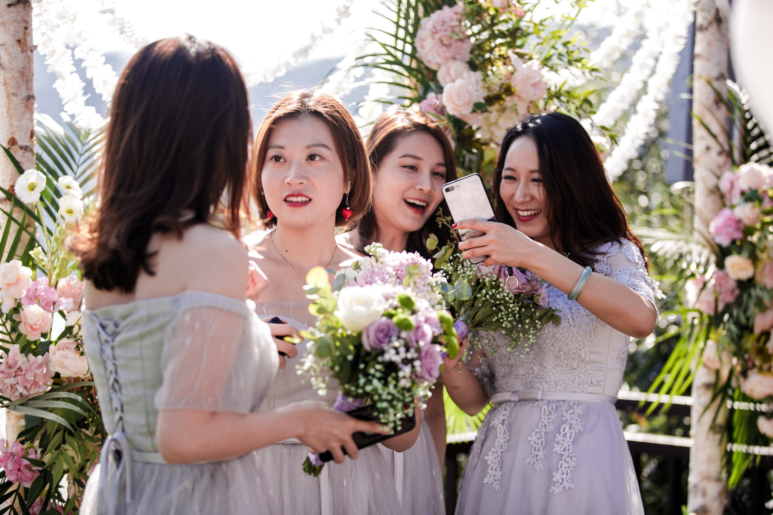 Китайская свадьба по традиционным китайским + европейским обычаям. Фотограф в Шанхае — Лола Пидлуская