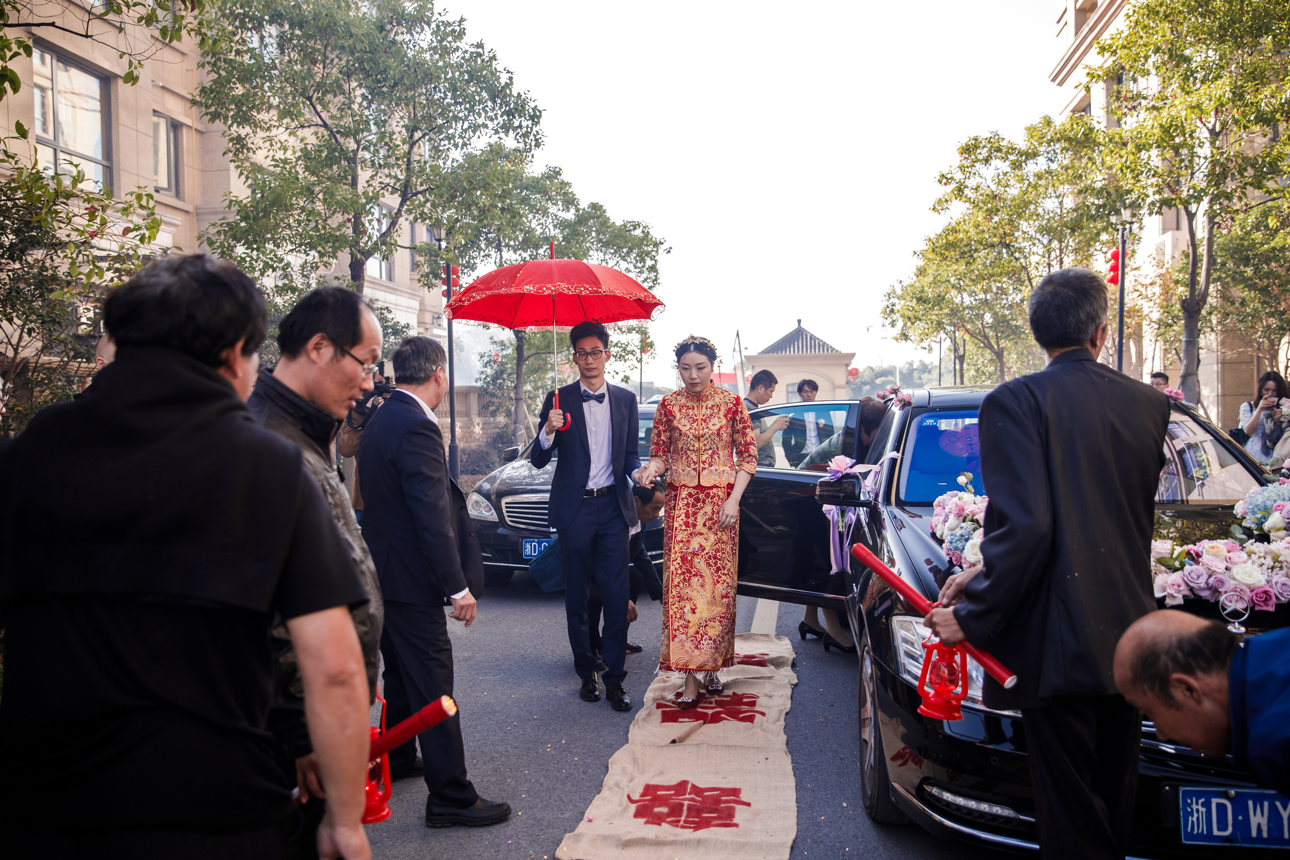 Китайская свадьба по традиционным китайским + европейским обычаям. Фотограф в Шанхае — Лола Пидлуская