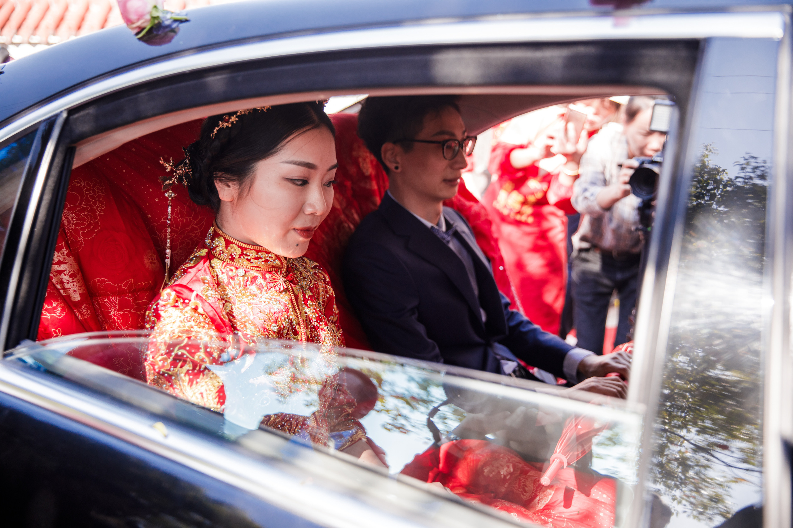 Китайская свадьба по традиционным китайским + европейским обычаям. Фотограф в Шанхае — Лола Пидлуская