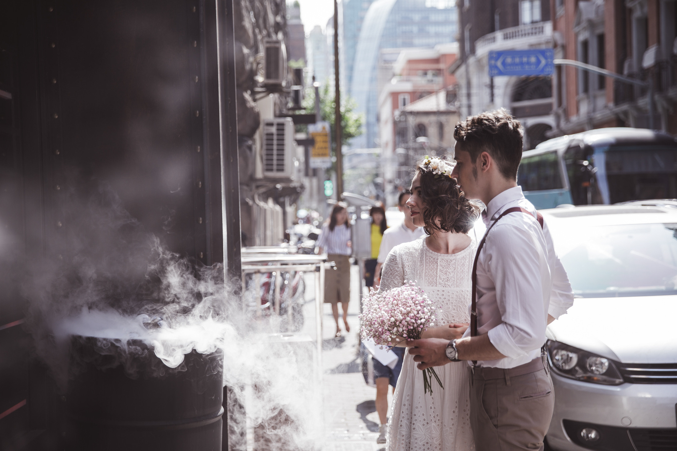 Свадебная фотопрогулка в Шанхае. Фотограф в Шанхае — Лола Пидлуская