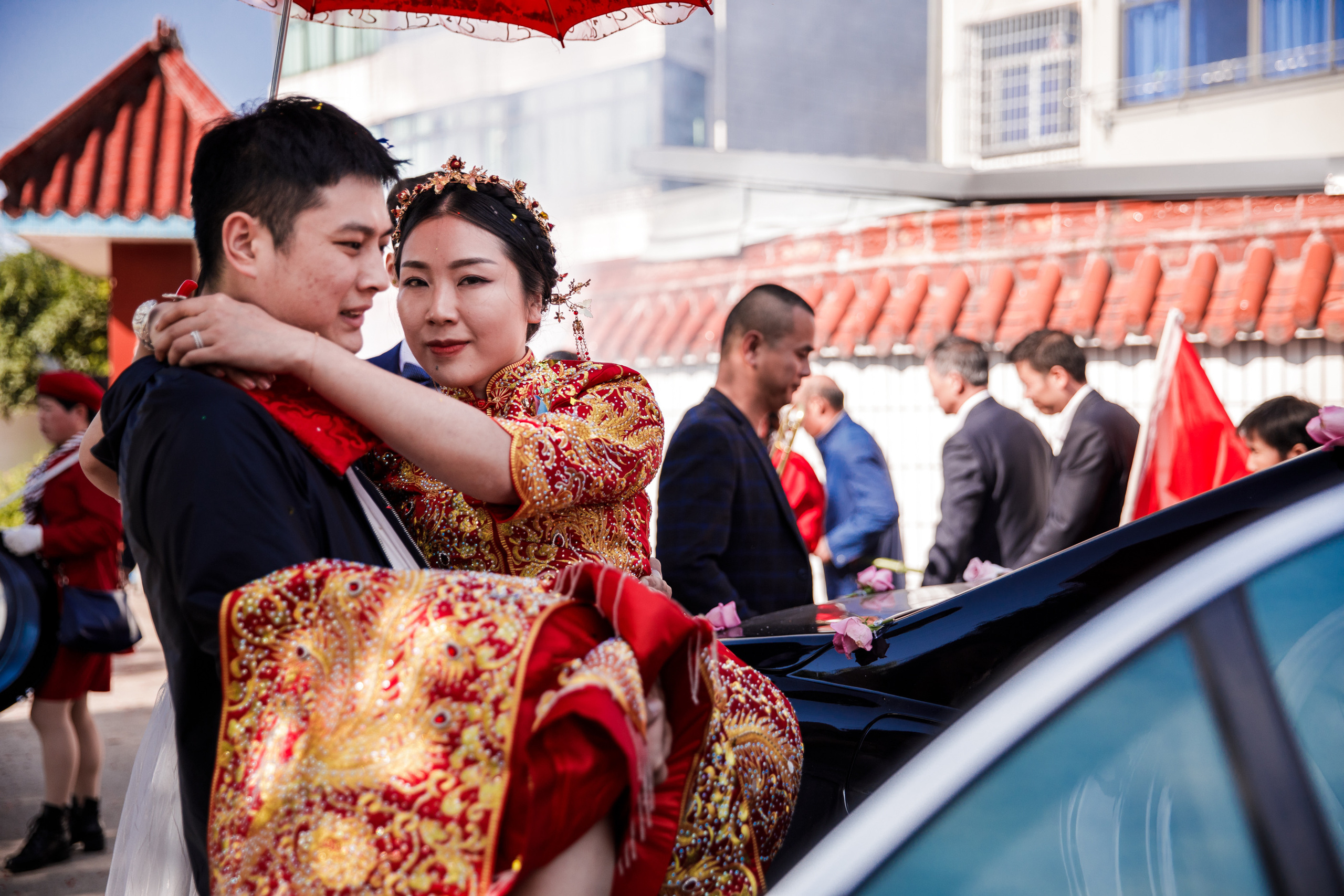 Китайская свадьба по традиционным китайским + европейским обычаям. Фотограф в Шанхае — Лола Пидлуская