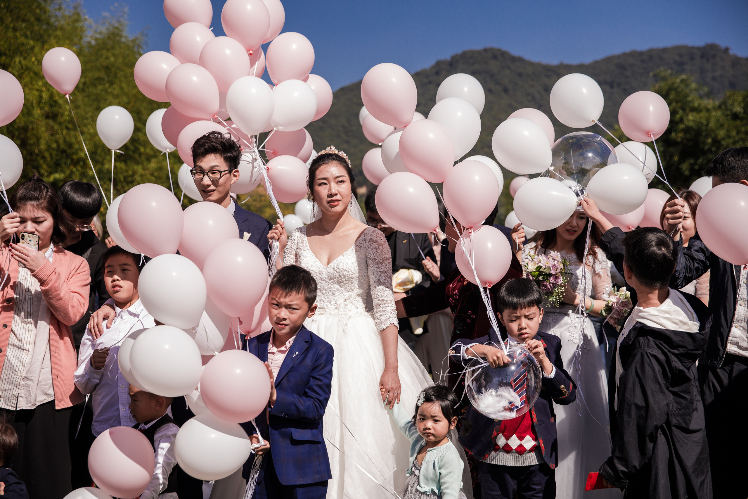 Китайская свадьба по традиционным китайским + европейским обычаям. Фотограф в Шанхае — Лола Пидлуская