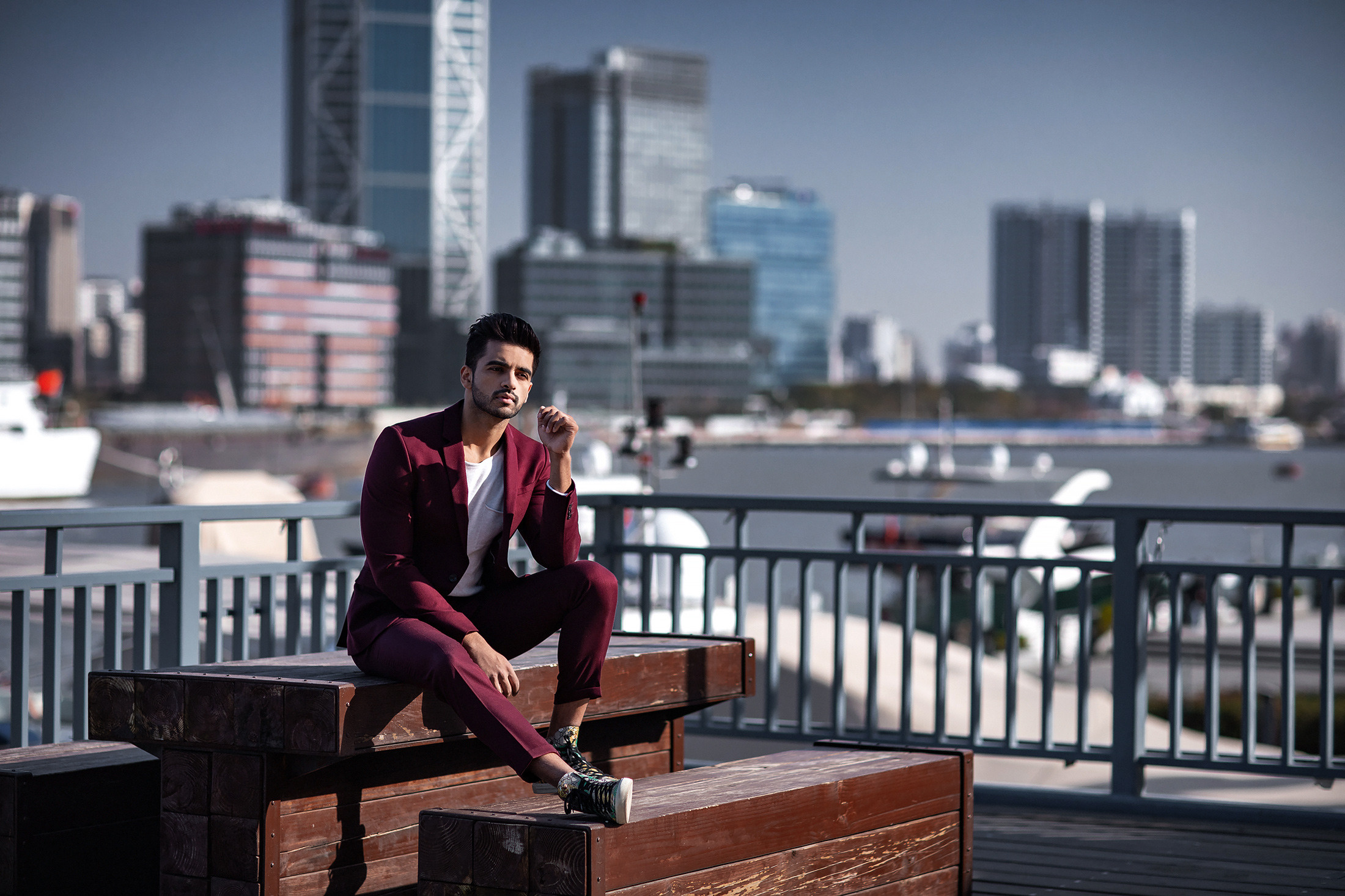 Джашан — индийский певец в Шанхае. Фотограф в Шанхае — Лола Пидлуская