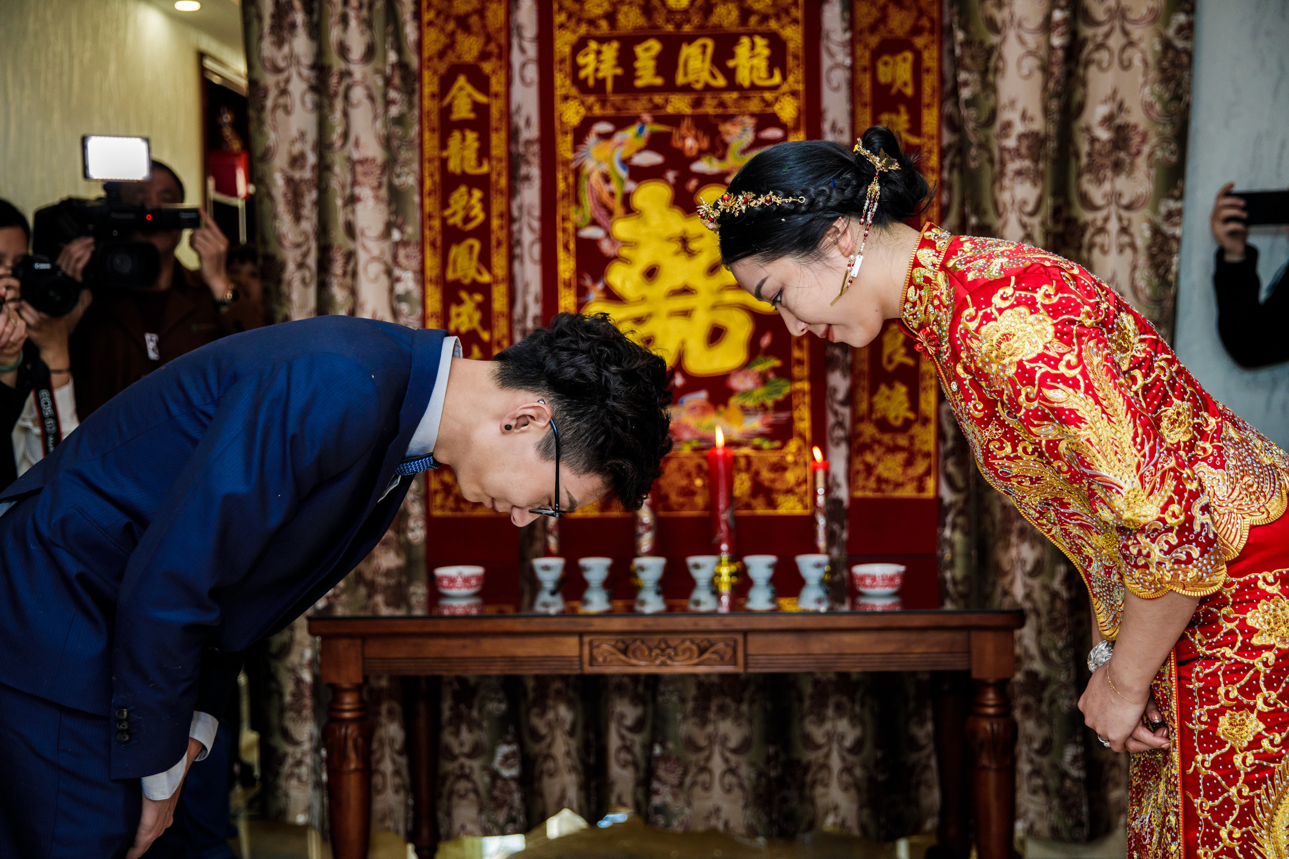 Китайская свадьба по традиционным китайским + европейским обычаям. Фотограф в Шанхае — Лола Пидлуская