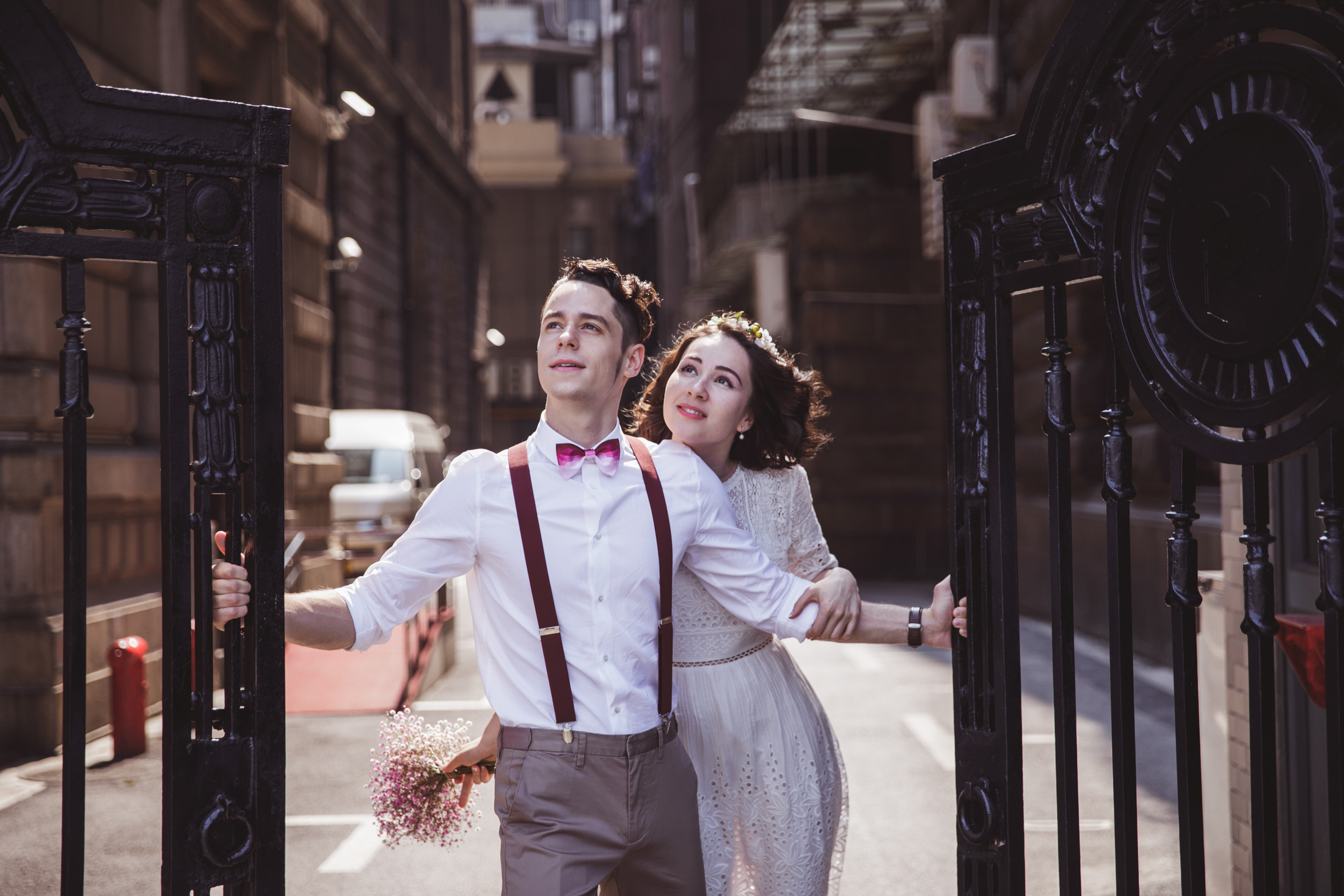 Свадебная фотопрогулка в Шанхае. Фотограф в Шанхае — Лола Пидлуская