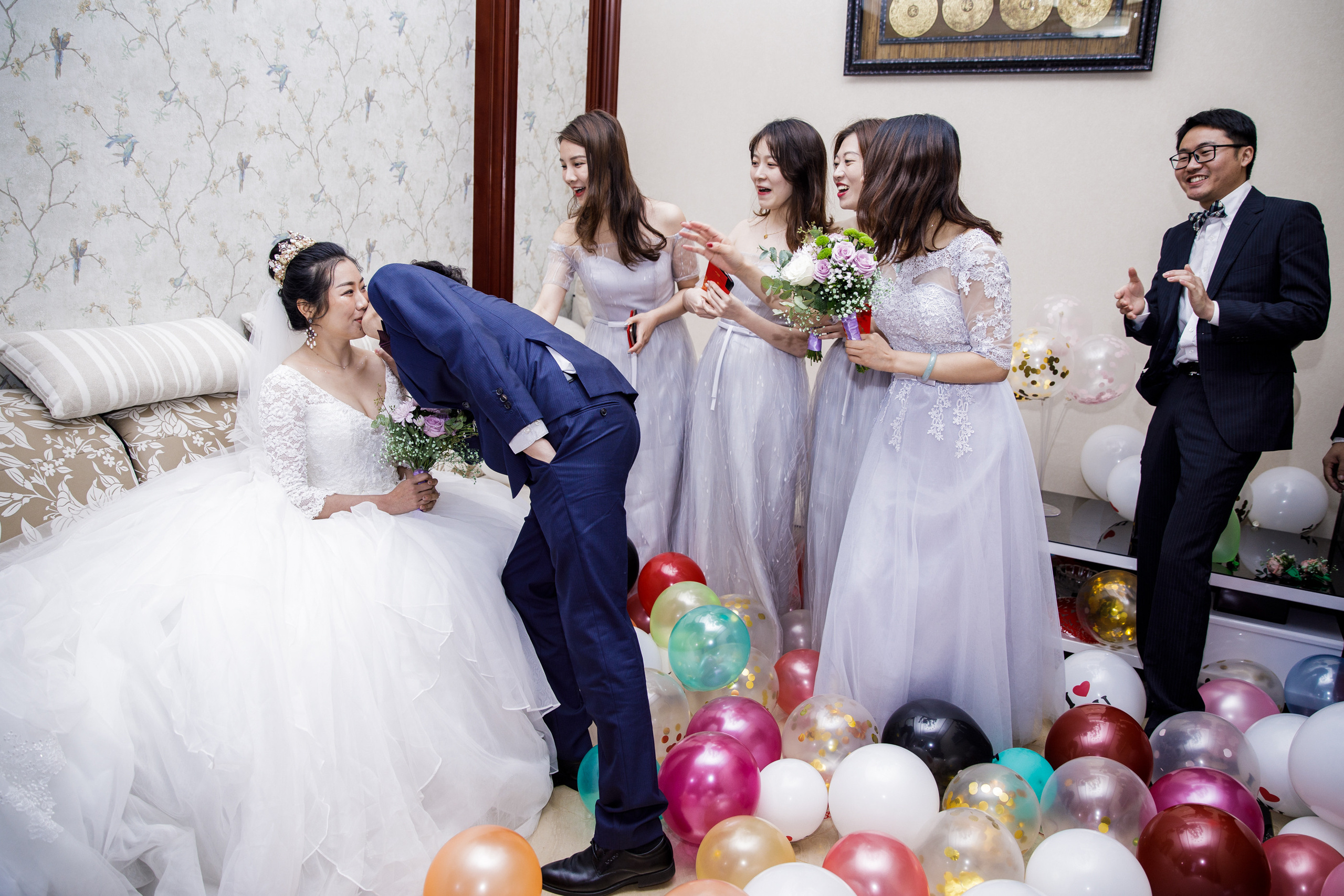 Китайская свадьба по традиционным китайским + европейским обычаям. Фотограф в Шанхае — Лола Пидлуская