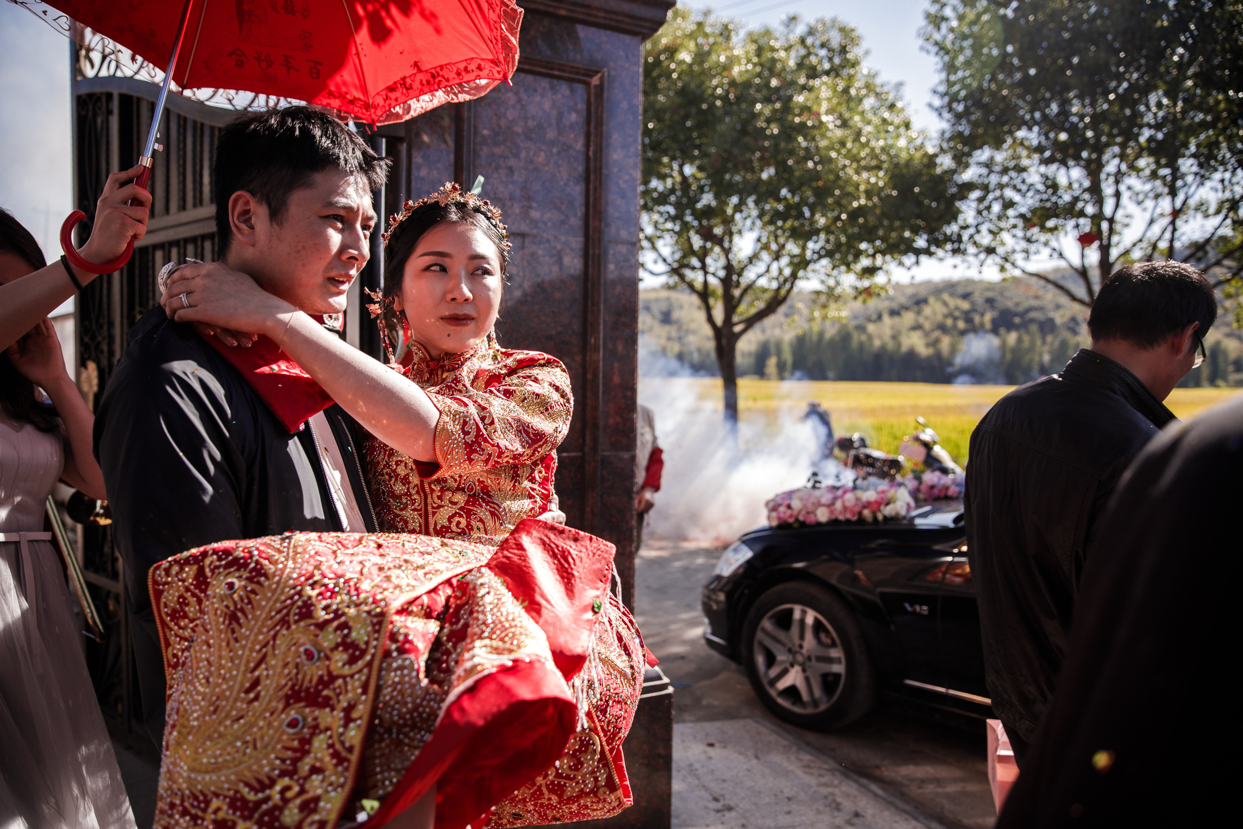 Китайская свадьба по традиционным китайским + европейским обычаям. Фотограф в Шанхае — Лола Пидлуская