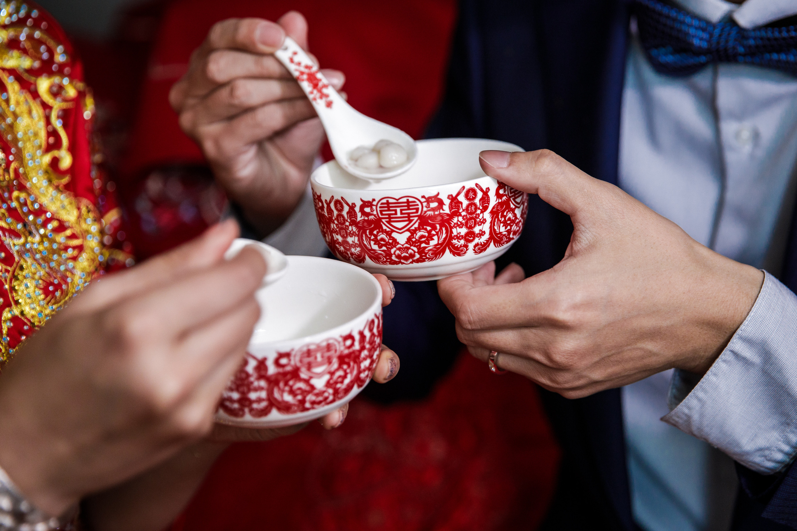 Китайская свадьба по традиционным китайским + европейским обычаям. Фотограф в Шанхае — Лола Пидлуская