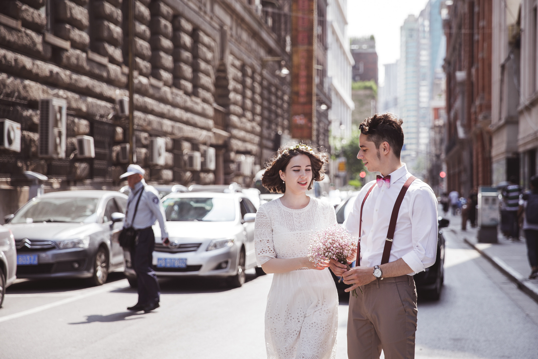 Свадебная фотопрогулка в Шанхае. Фотограф в Шанхае — Лола Пидлуская
