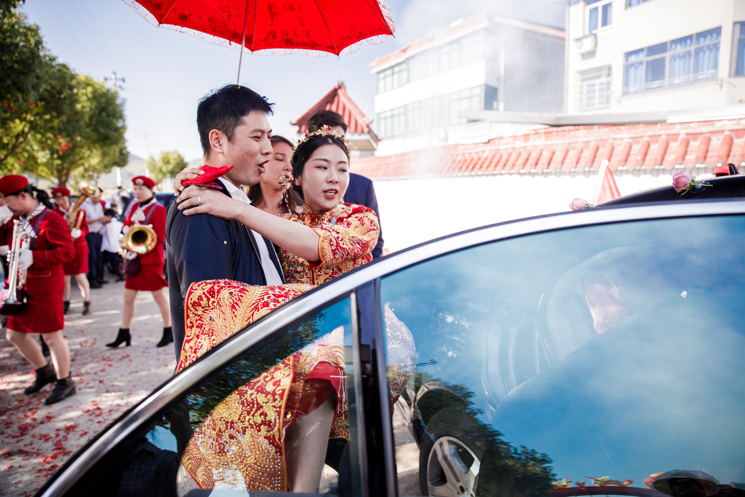 Китайская свадьба по традиционным китайским + европейским обычаям. Фотограф в Шанхае — Лола Пидлуская