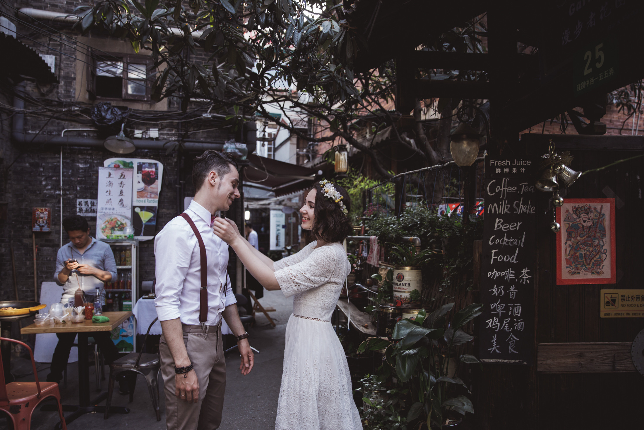 Свадебная фотопрогулка в Шанхае. Фотограф в Шанхае — Лола Пидлуская