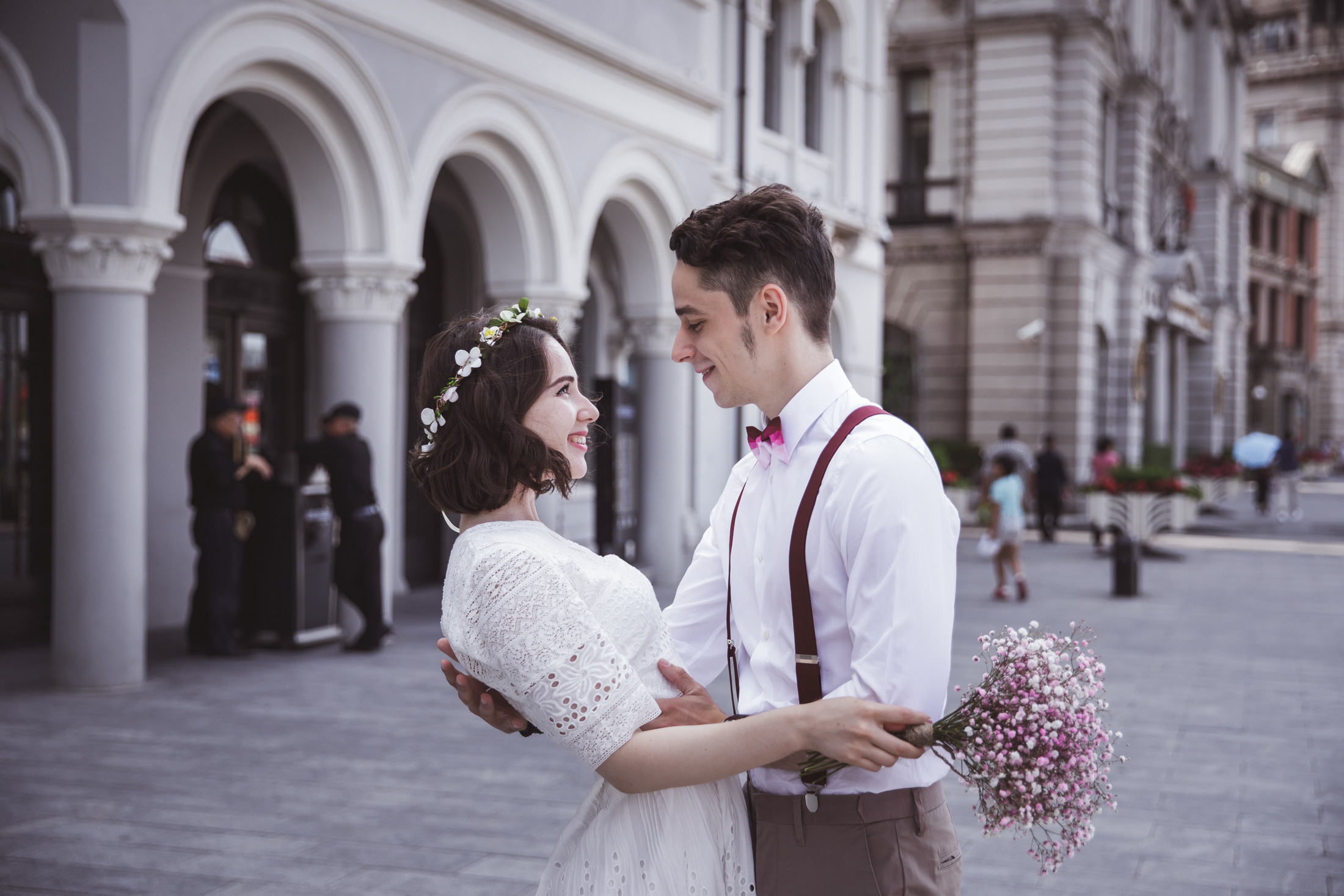 Свадебная фотопрогулка в Шанхае. Фотограф в Шанхае — Лола Пидлуская
