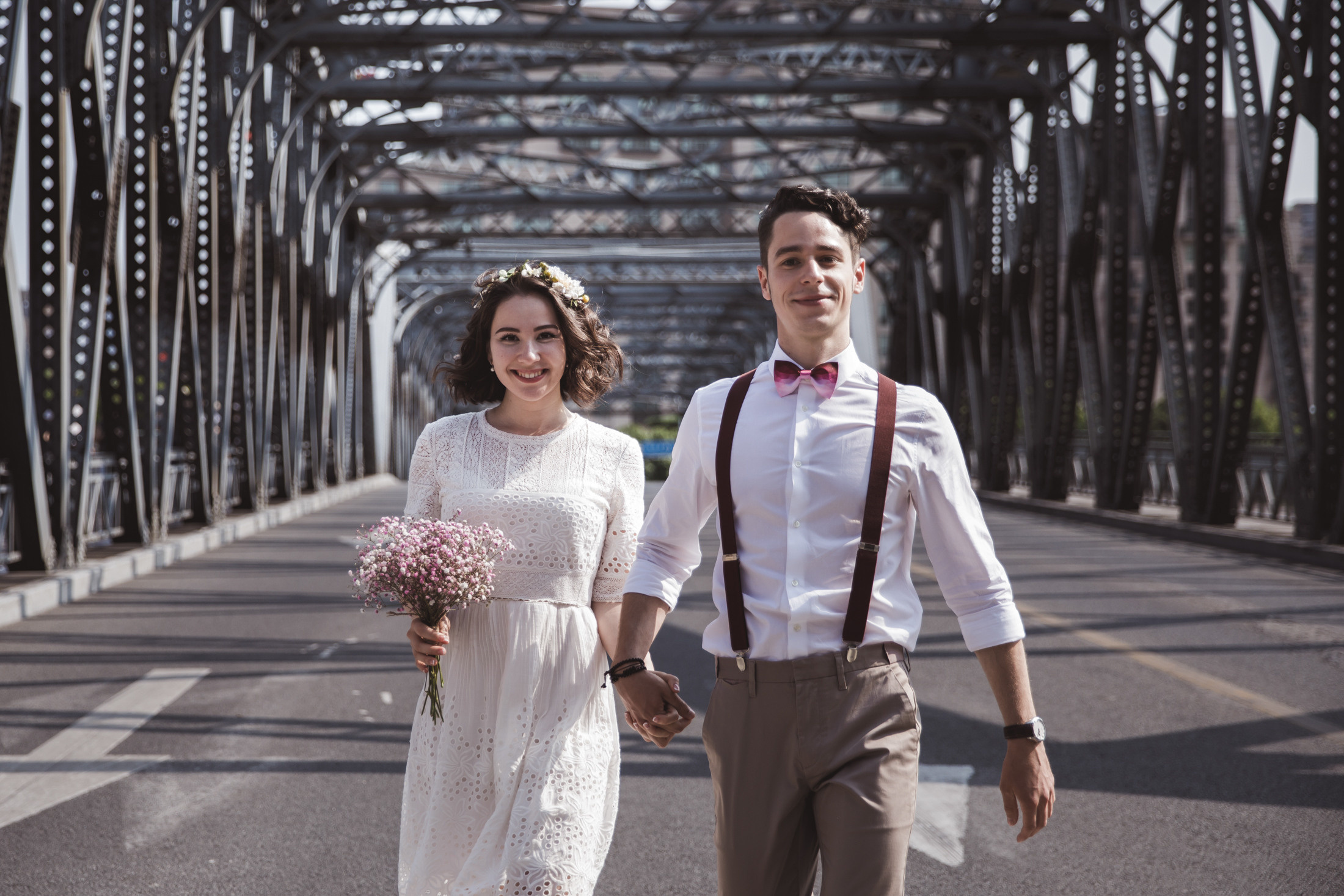 Свадебная фотопрогулка в Шанхае. Фотограф в Шанхае — Лола Пидлуская