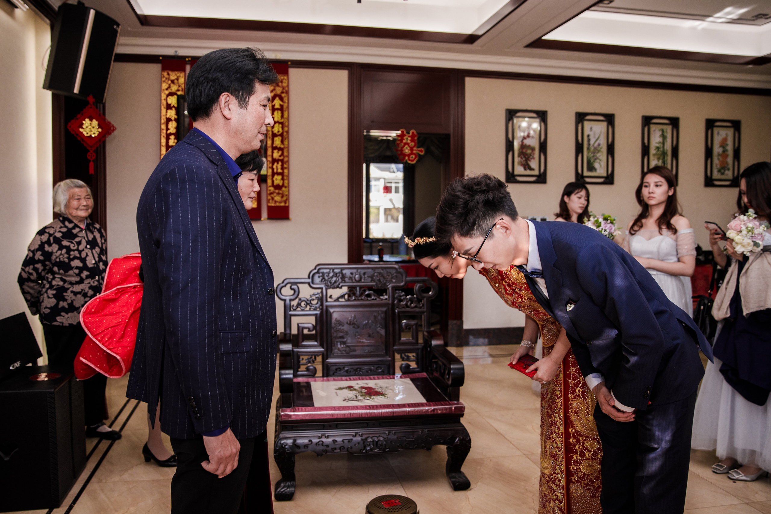 Китайская свадьба по традиционным китайским + европейским обычаям. Фотограф в Шанхае — Лола Пидлуская