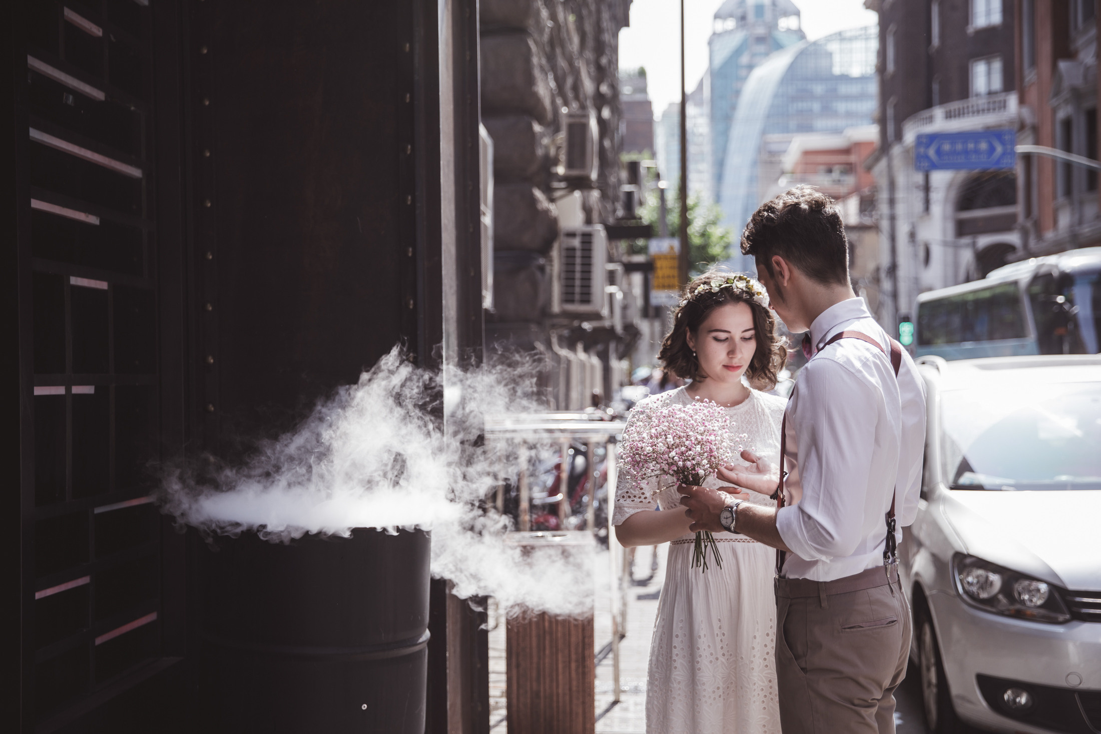 Свадебная фотопрогулка в Шанхае. Фотограф в Шанхае — Лола Пидлуская