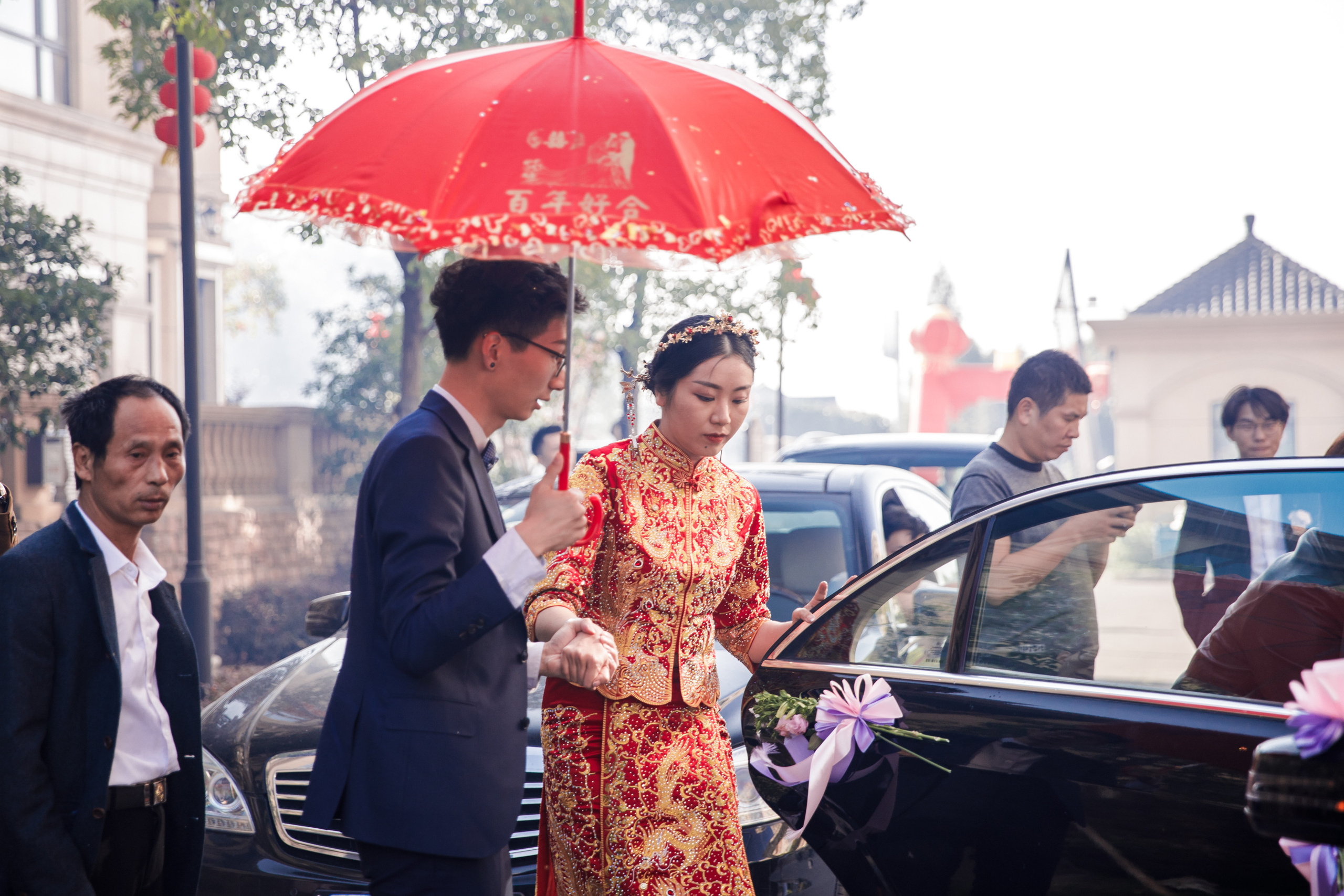 Китайская свадьба по традиционным китайским + европейским обычаям. Фотограф в Шанхае — Лола Пидлуская