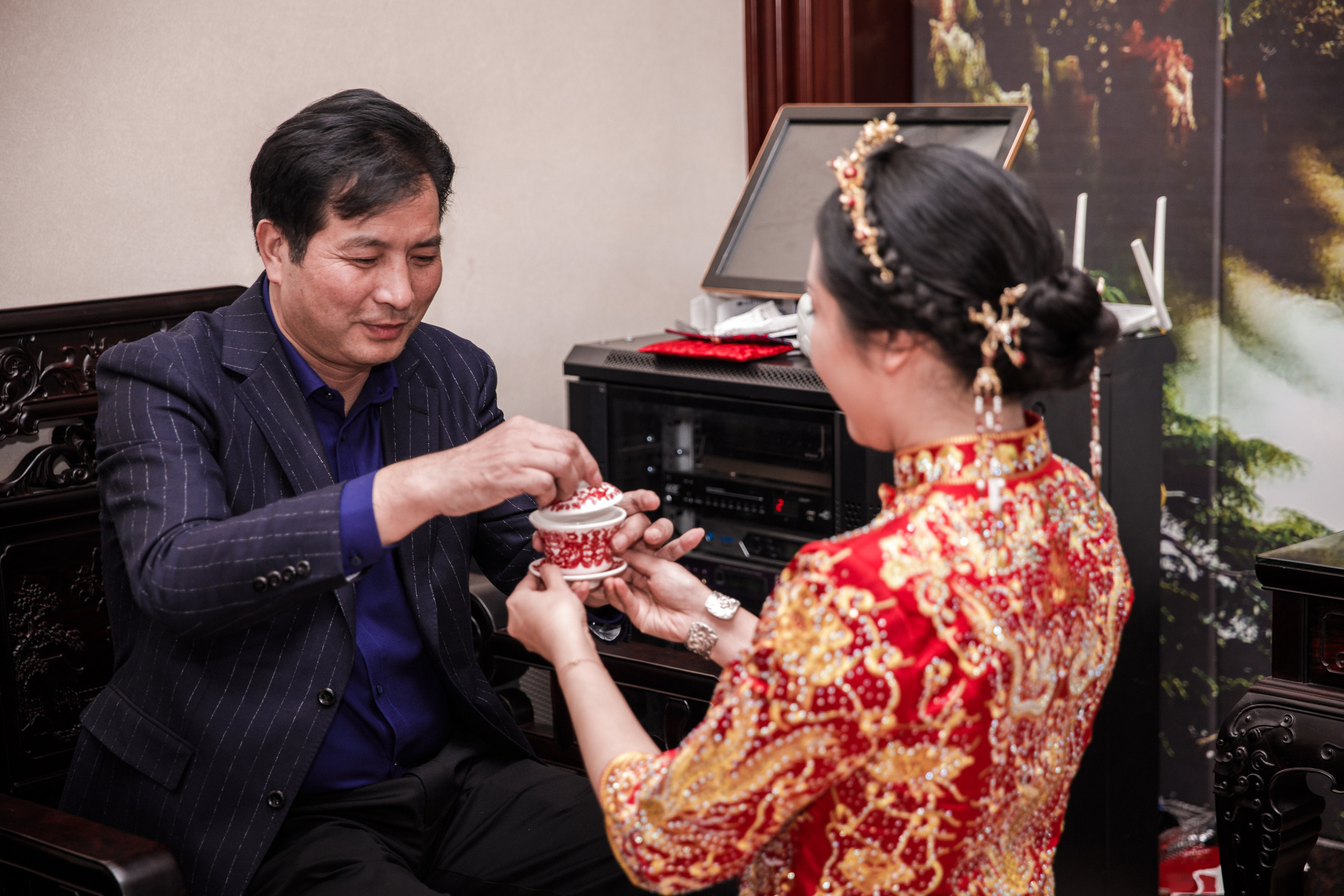 Китайская свадьба по традиционным китайским + европейским обычаям. Фотограф в Шанхае — Лола Пидлуская