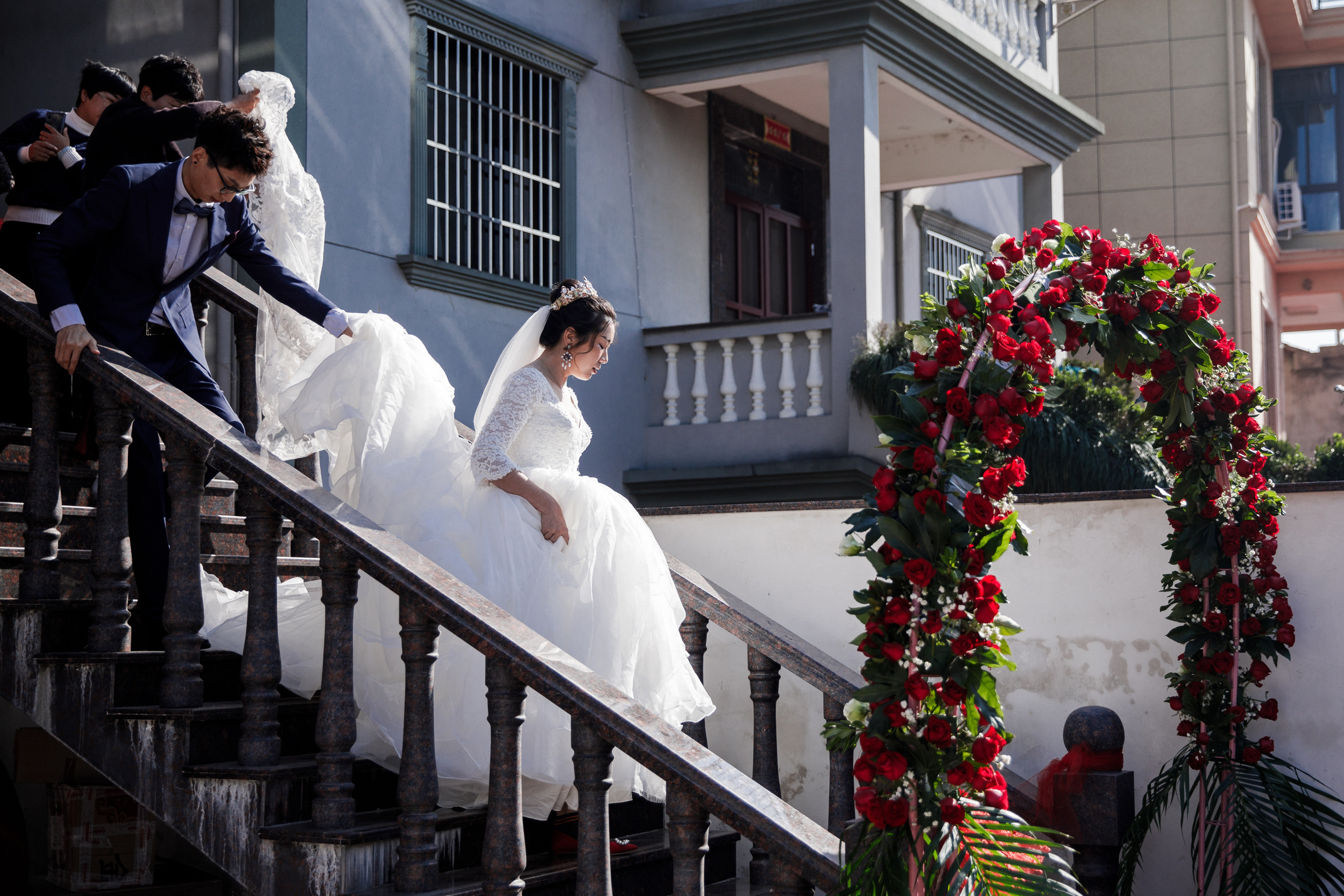 Китайская свадьба по традиционным китайским + европейским обычаям. Фотограф в Шанхае — Лола Пидлуская