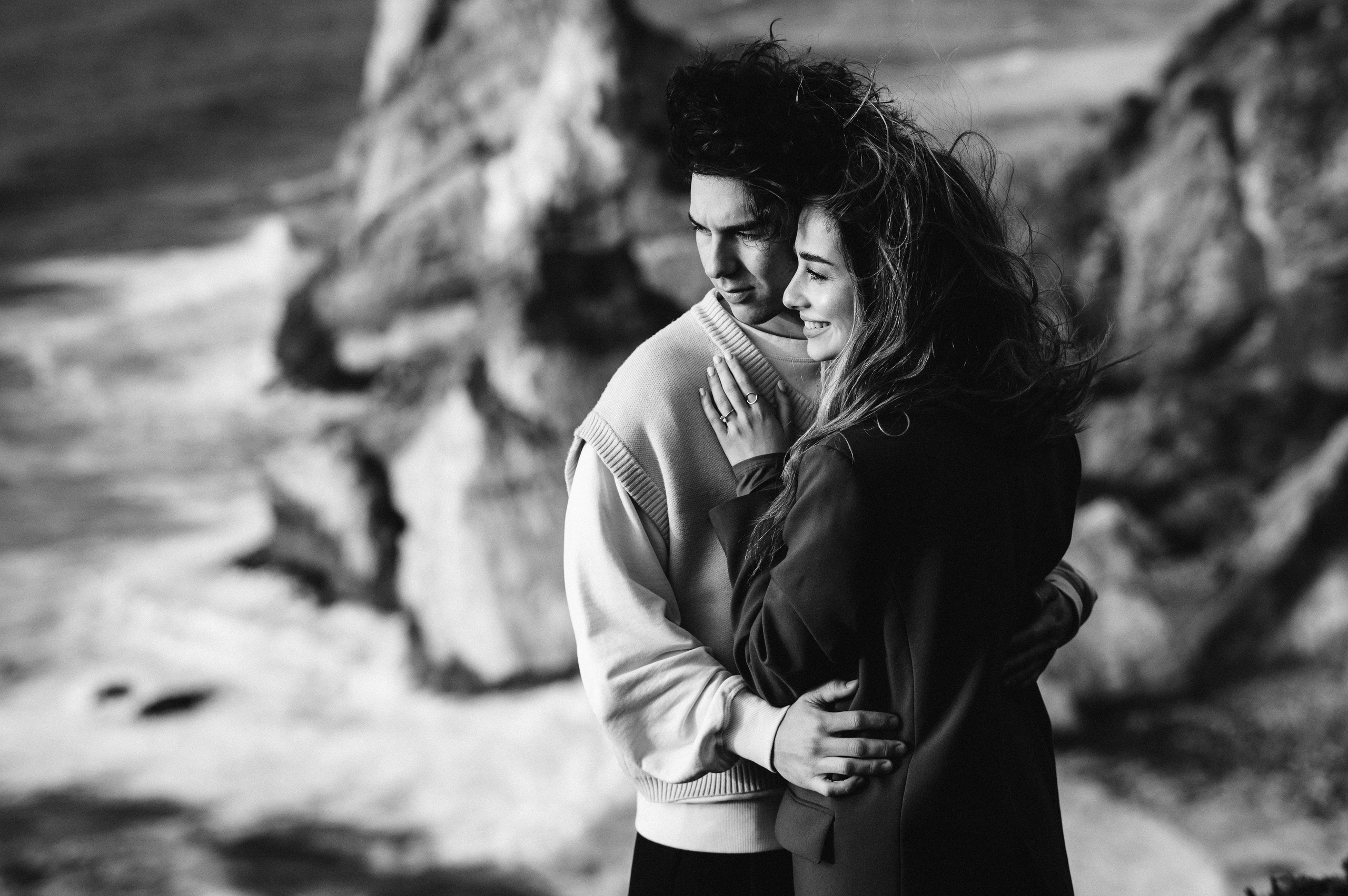 Praia da Ursa – ședință foto de cuplu într-un loc magic din Portugalia. Valentin Melen — wedding photographer