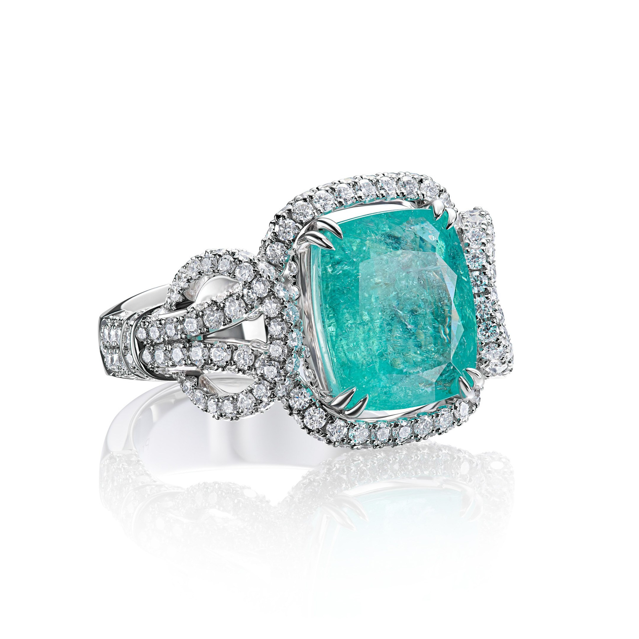 earrings with jewels and diamonds - photographer Andrey Dunin