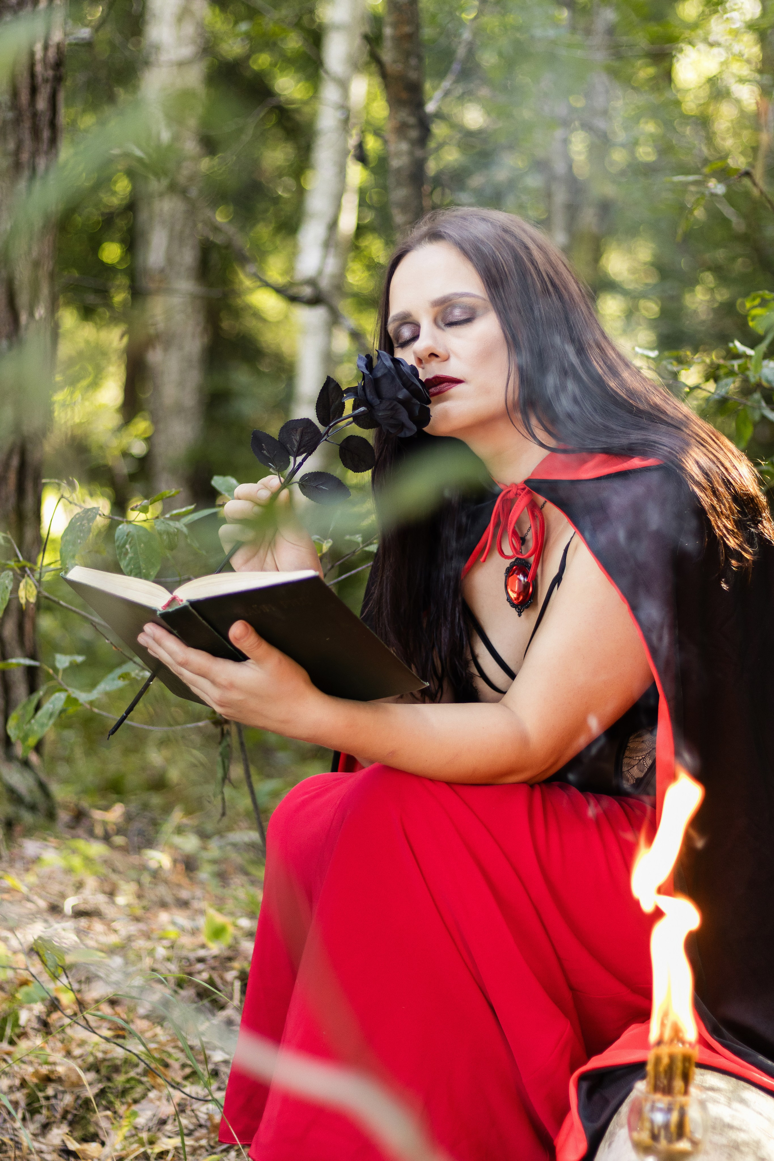 Фотосессия ведьма в лесу. Фотограф / Даугавпилс