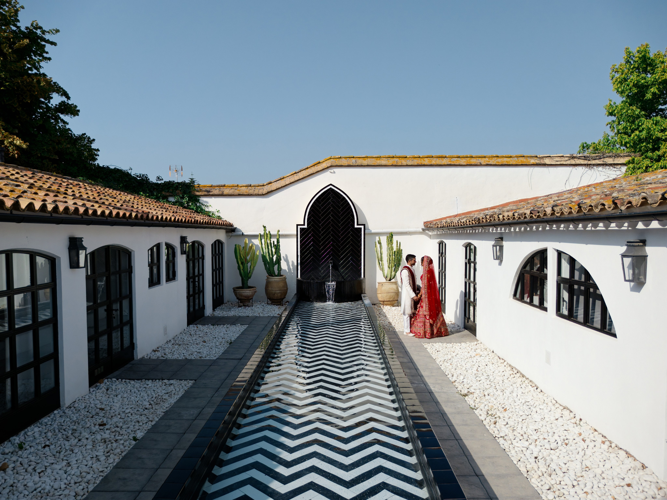 Indian wedding at Gran Villa Rosa, Barcelona