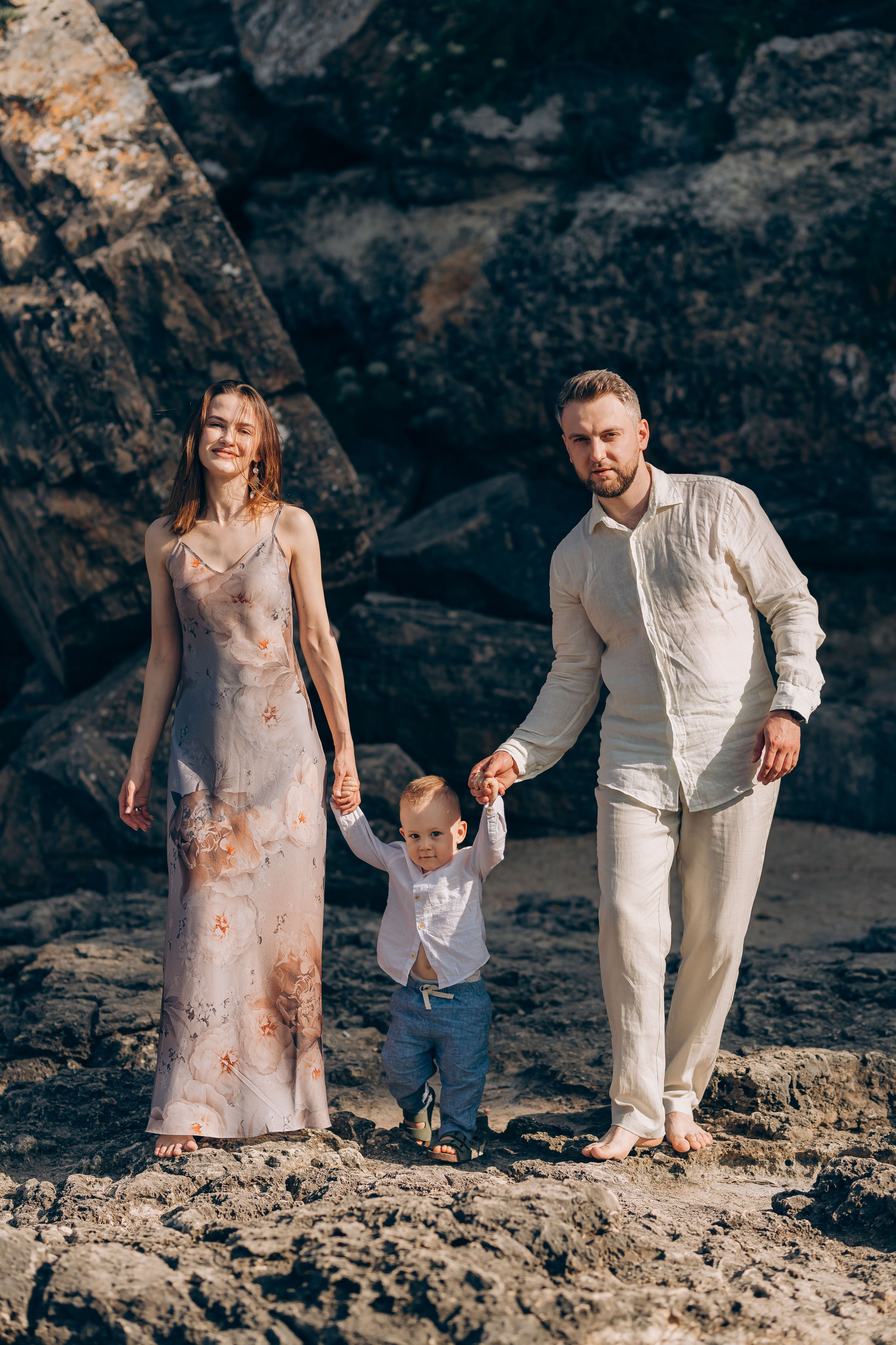 On the shore. Фотограф у Пальма де Майорка