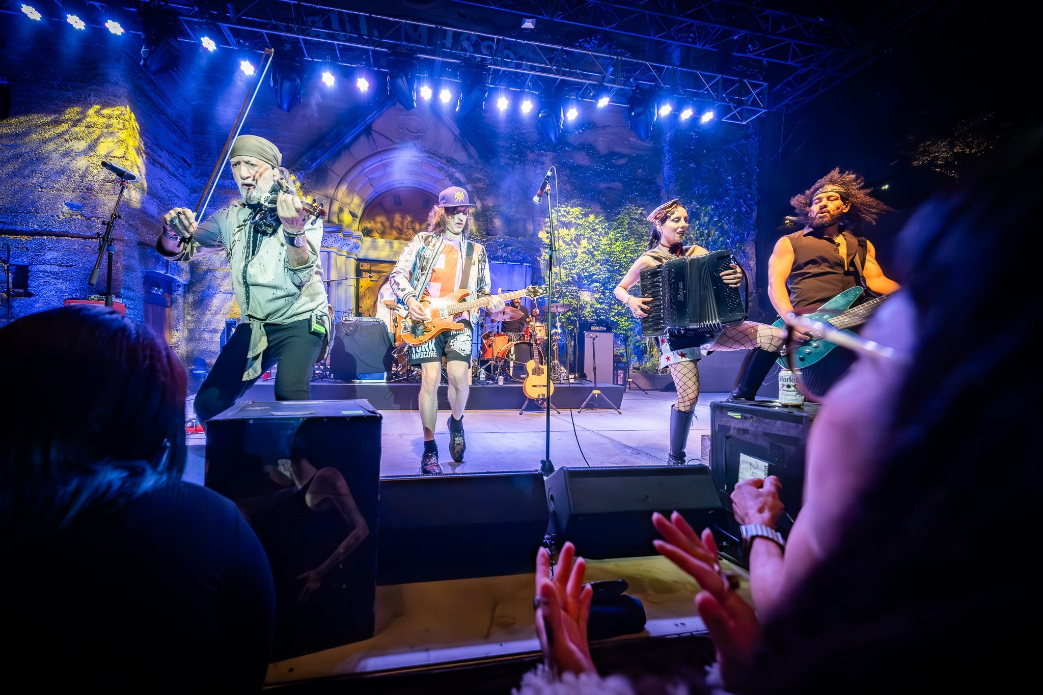 GOGOL BORDELLO / SARATOGA / CA. Reportage concert portrait photography in the San Francisco Bay Area