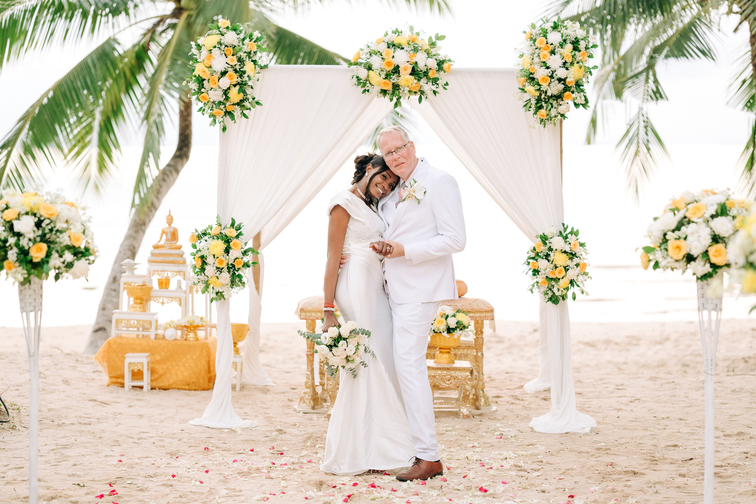 GRACE & MARTIN. Буддийская свадебная церемония на Самуи, Таиланд