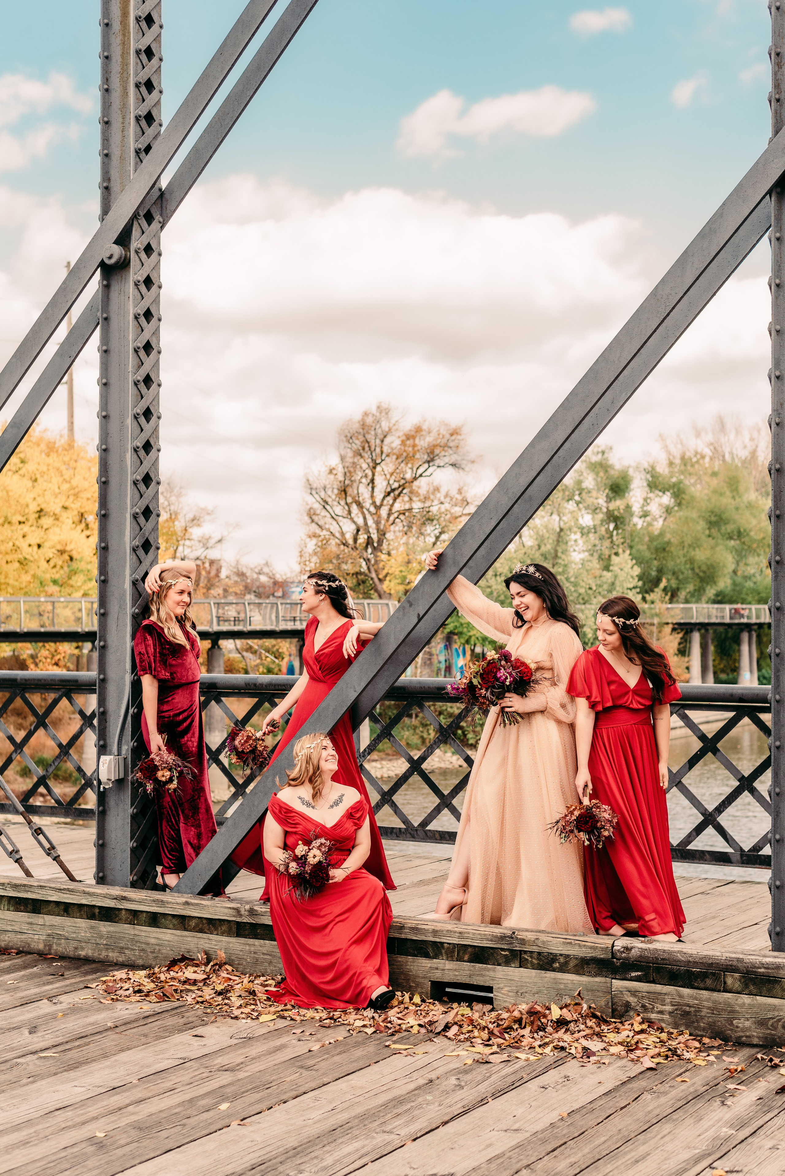 Bold & Dramatic Wedding at The Paper Mill on The Landing | Fort Wayne Wedding Photographer. Alexandria Danielle Photography | Fort Wayne & Indianapolis Wedding Photographer