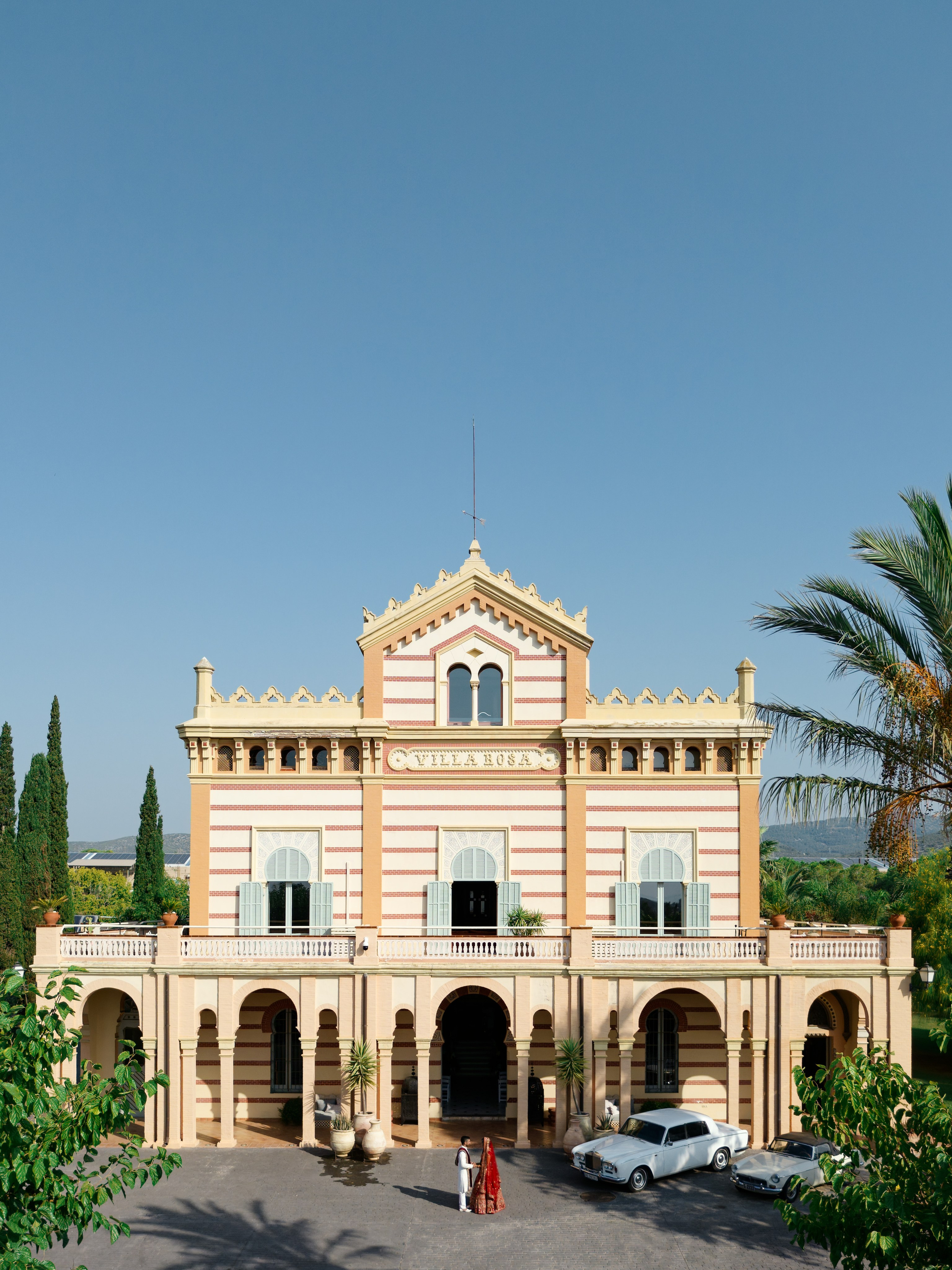 Indian wedding at Gran Villa Rosa, Barcelona